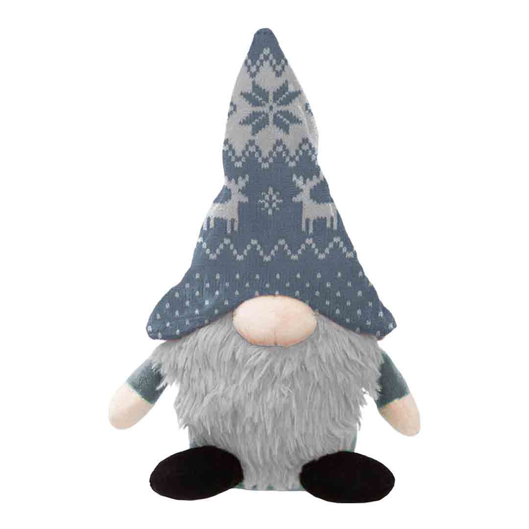 Pet Brands Plush Gnome Dog Toy with Squeaker Medium