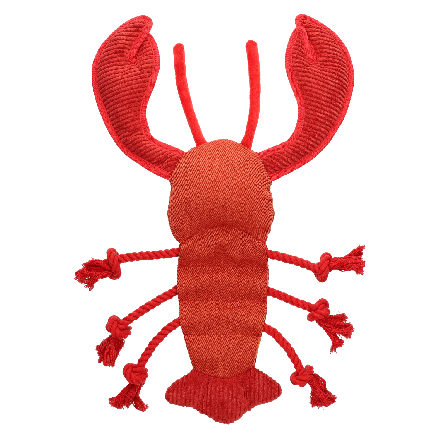 Rufus & Rosie Plush Rope Lobster Dog Toy