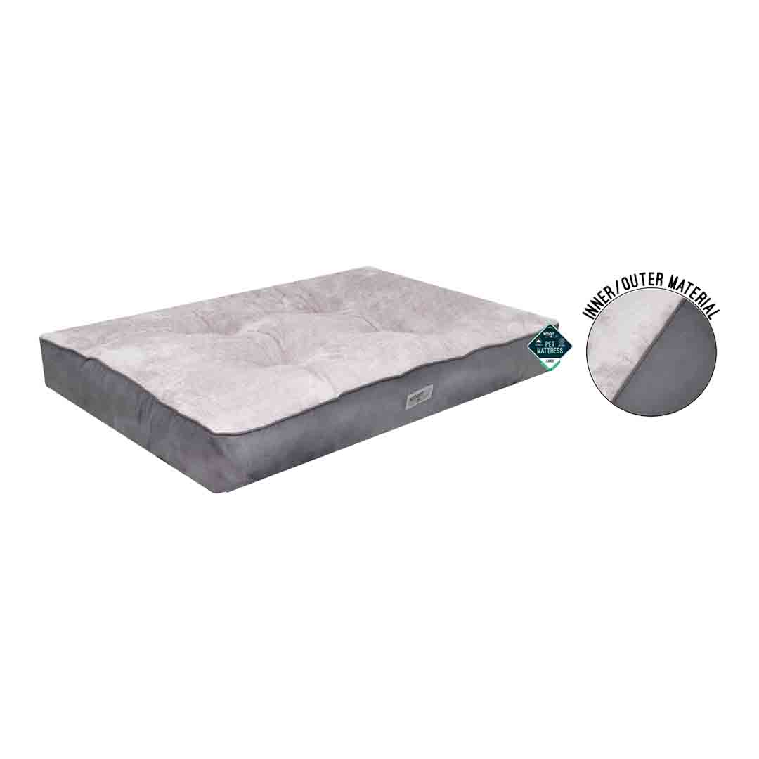 World of Pet Faux Suede Dog Mattress Large