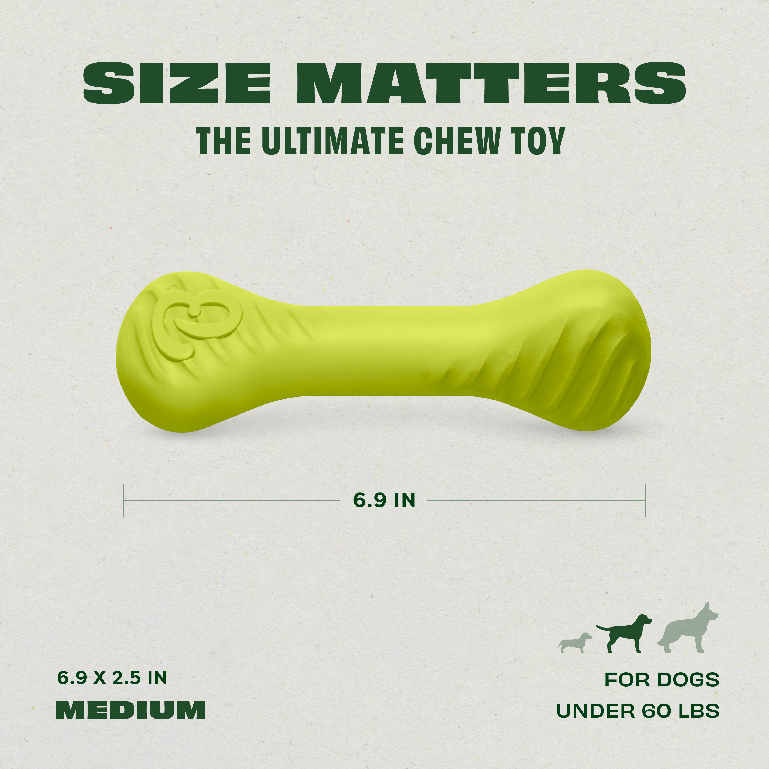 Benebone Rubber Bone Dog Toy