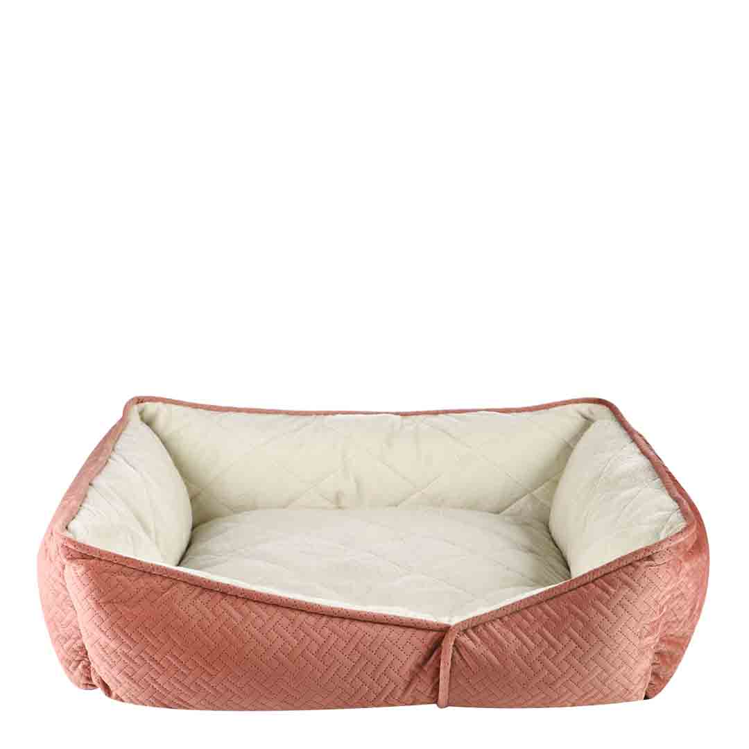 Dream Paws Coral Geometric Shape Dog Sofa Bed Large