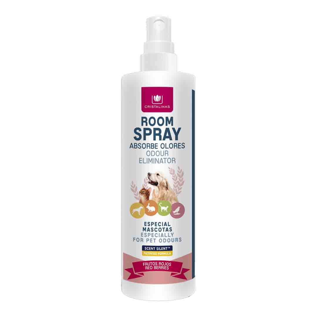 Cristalinas Pet Odour Eliminating spray, Red Berry 100ml