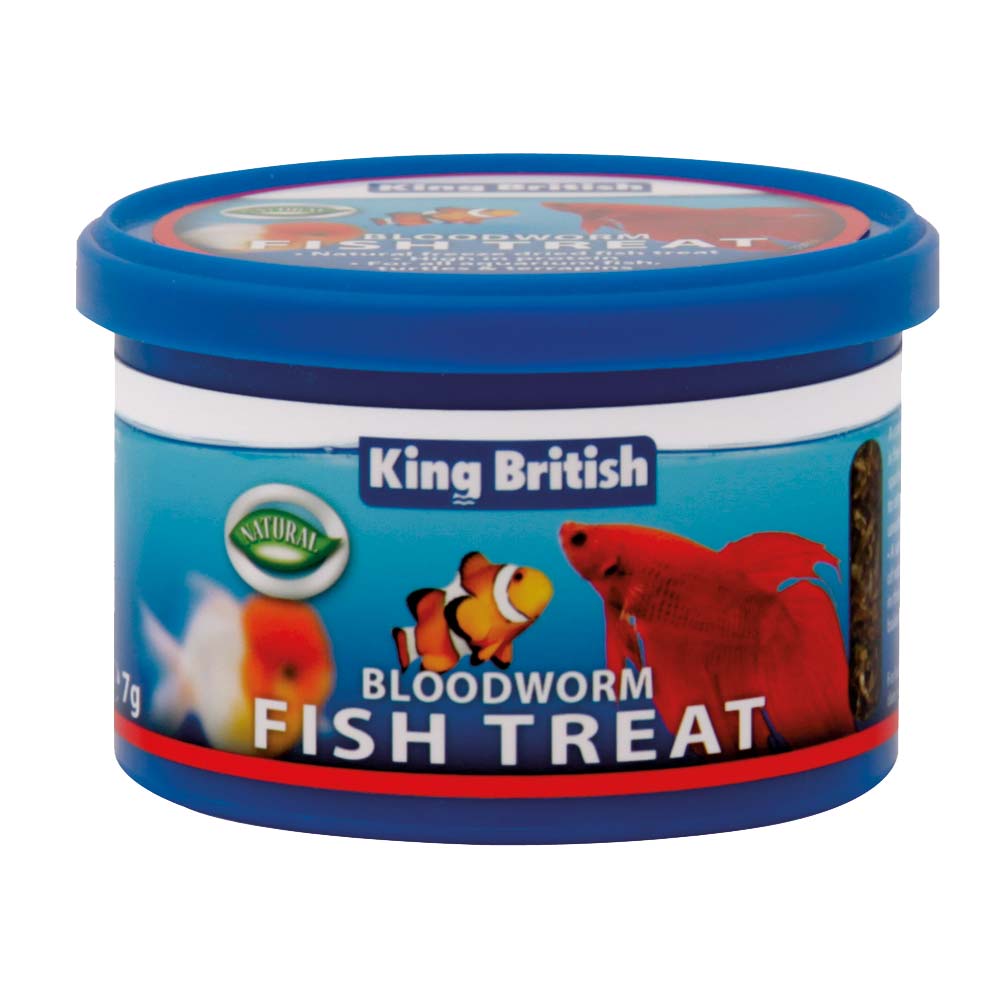 King British Bloodworm Fish Treat 7g