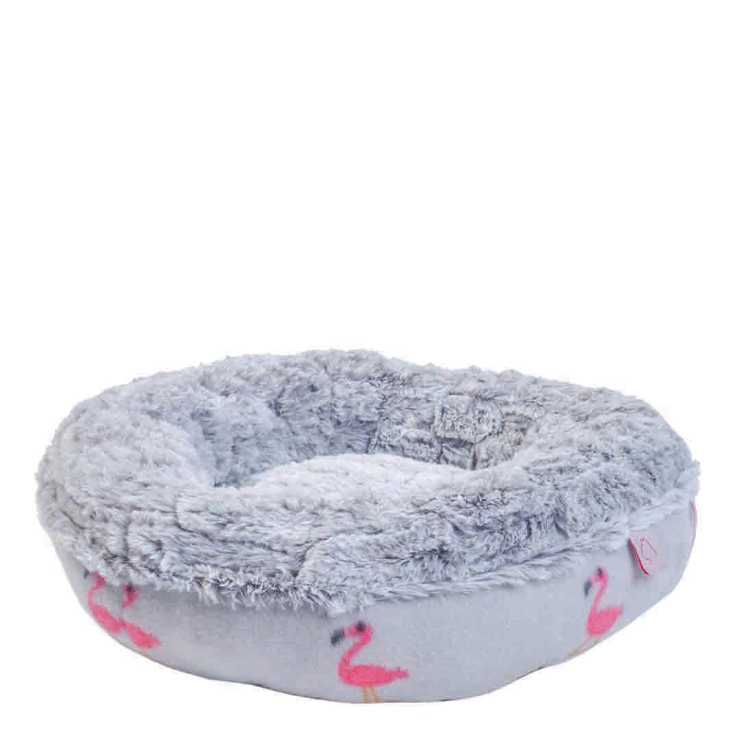 Zoon Floating Flamingo Donut Cat Bed