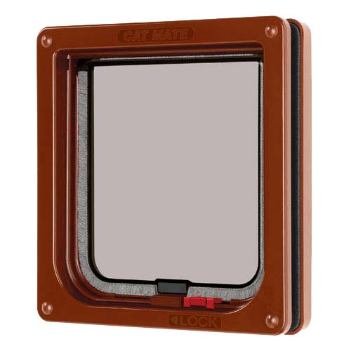 Cat Mate 2 Way Lockable Cat Flap - Brown