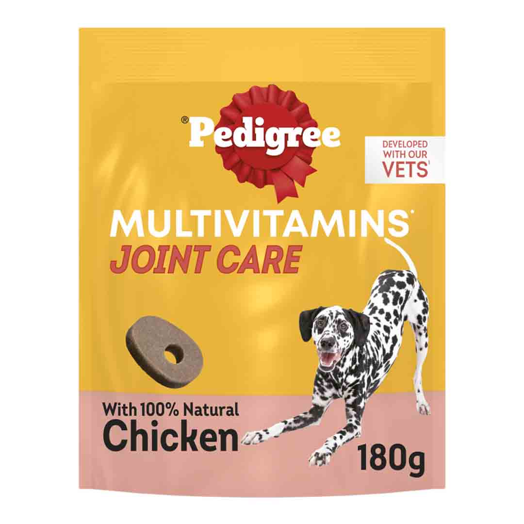 Pedigree Multivitamin Joint Dog Supplement Chews, 180g