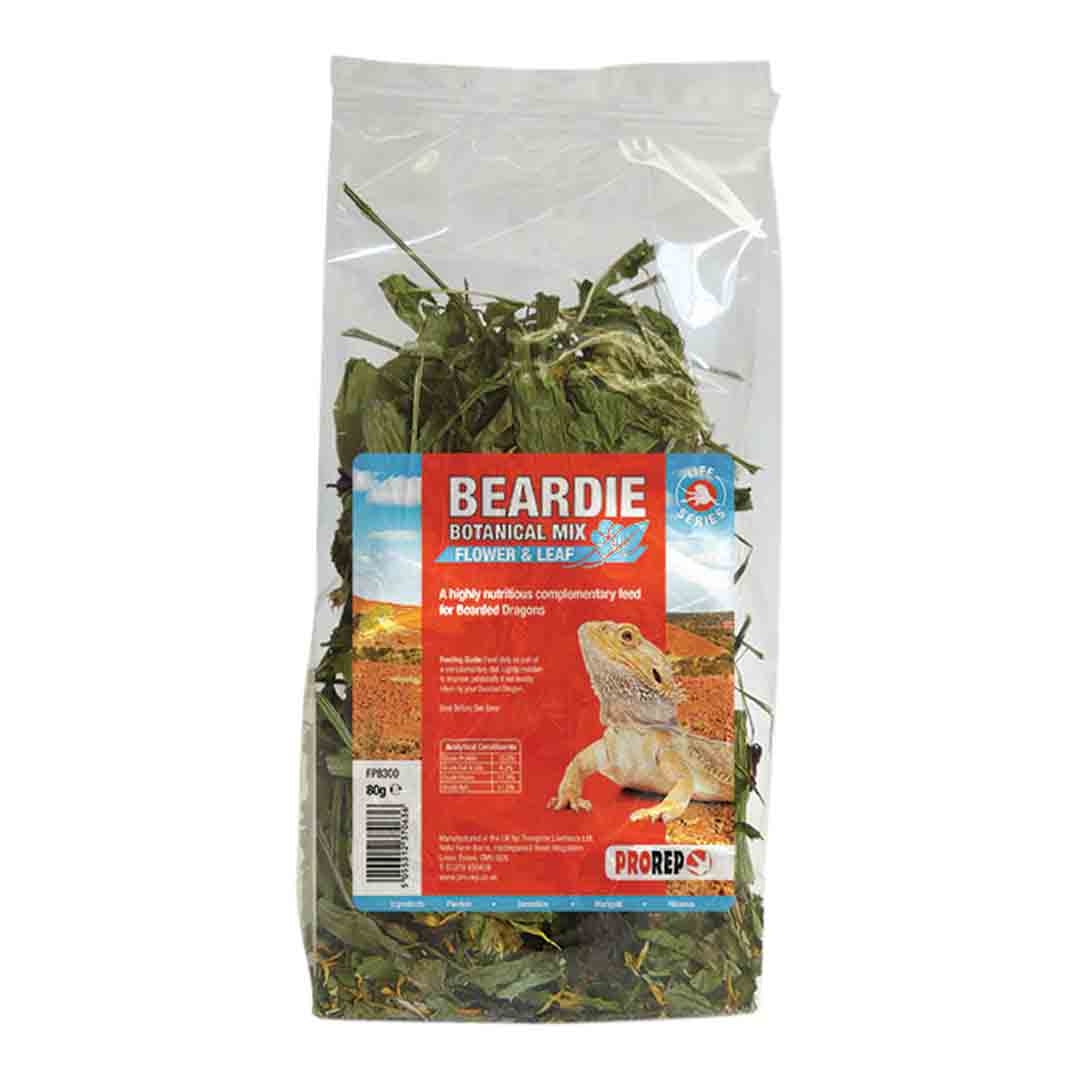 ProRep Bearded Dragon Botanical Mix Reptile Food, 80g