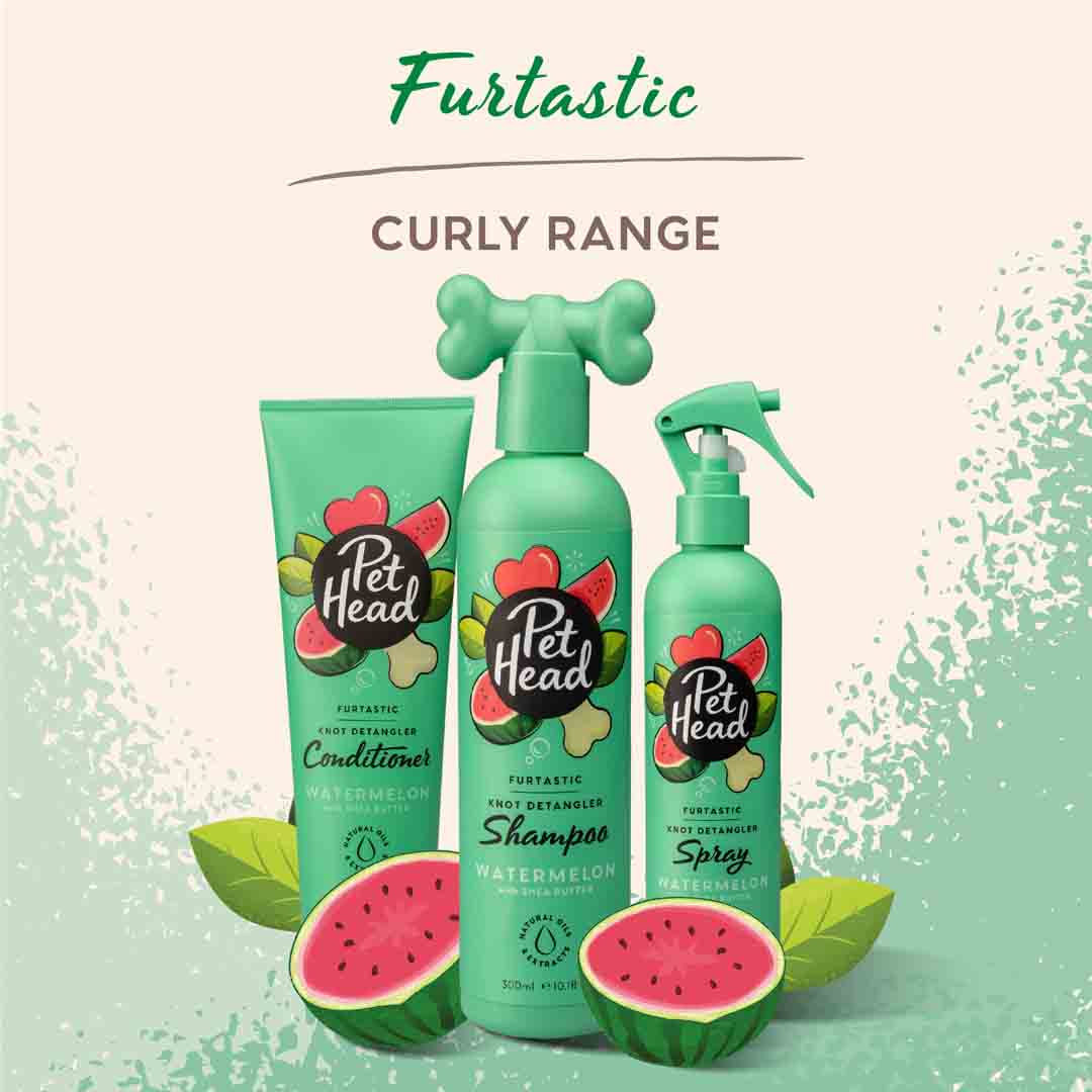 Pet Head Furtastic Dog Shampoo for Long & Curly Coats 300ml