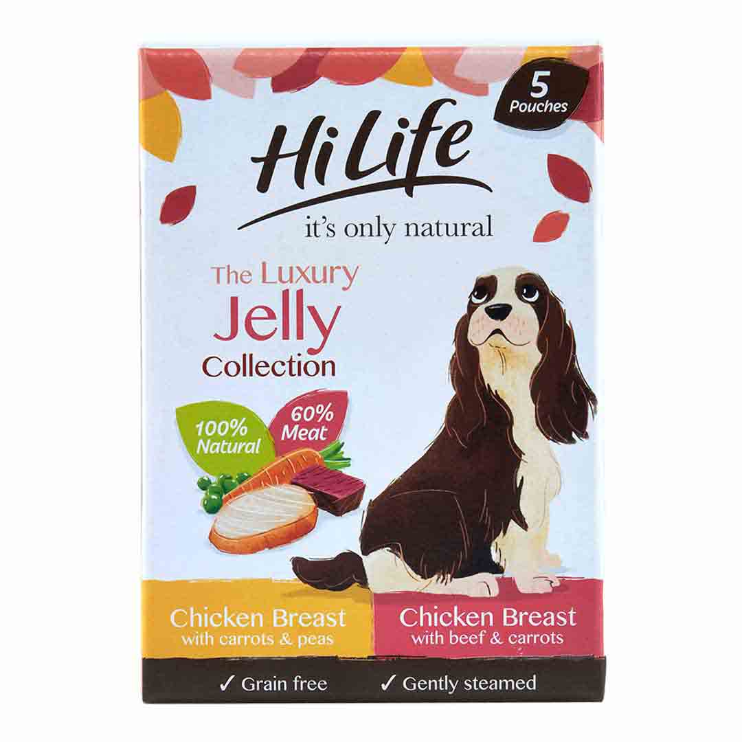 HiLife Dog Food: It's only natural The Jelly Selection 5x100g