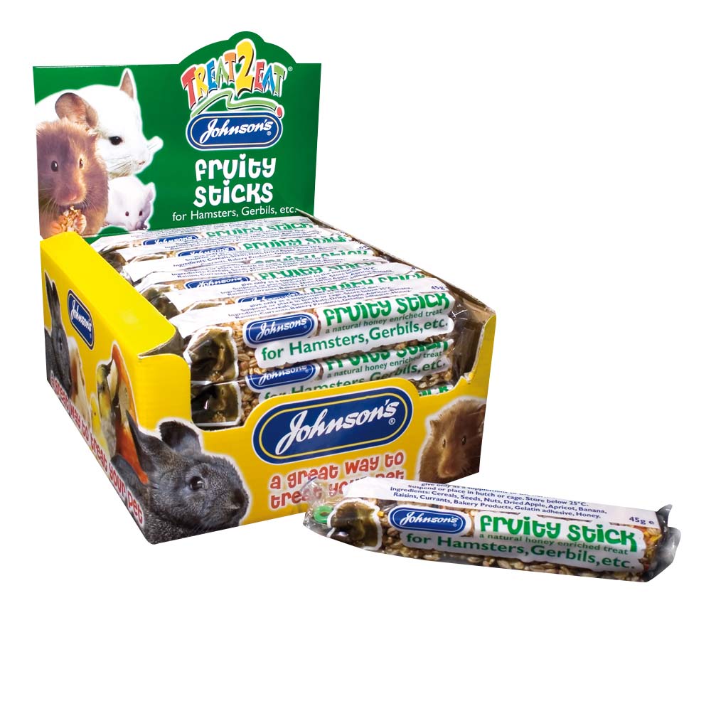 Johnson's Fruity Stick, Hamsters Treat, 45g