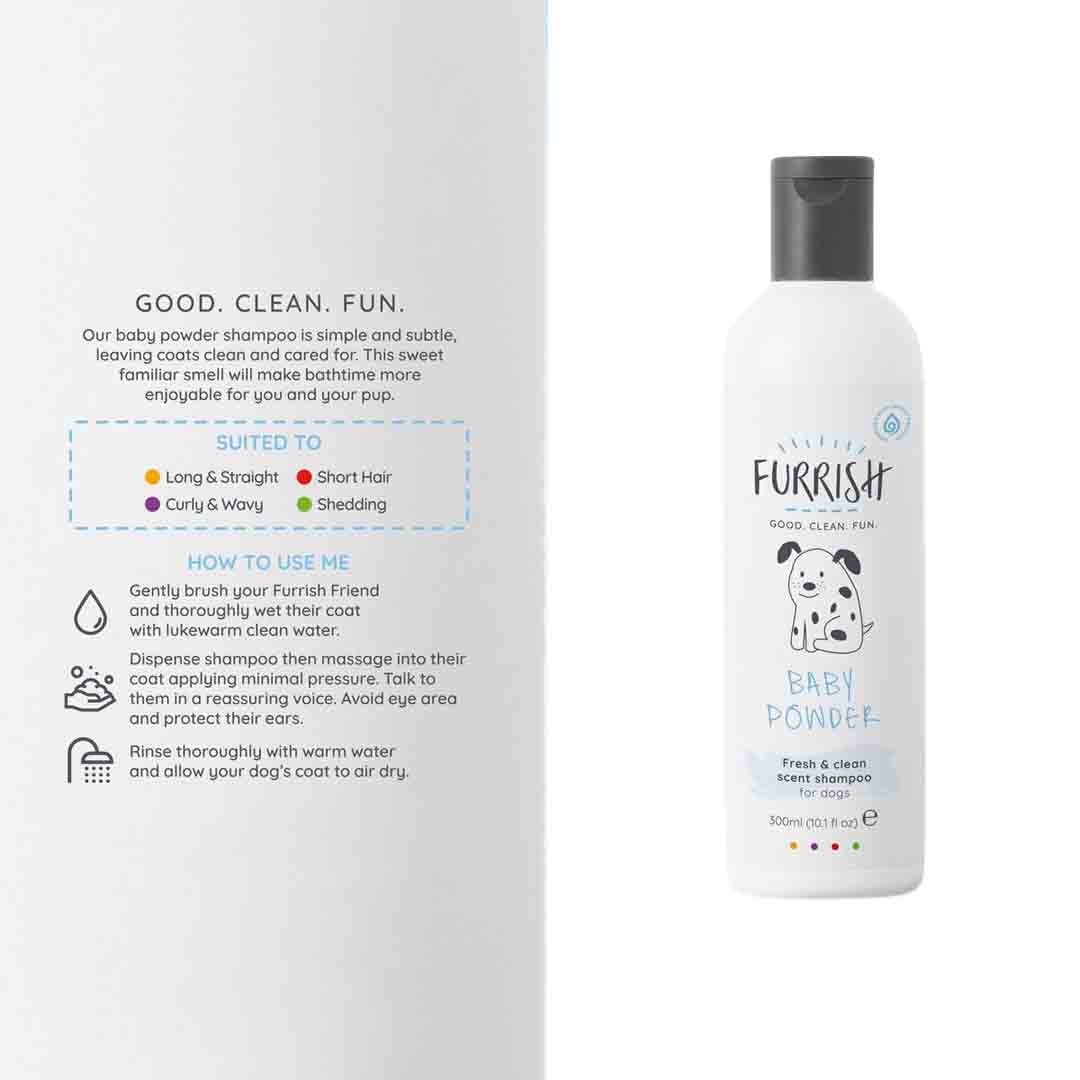 Furrish Baby Powder Shampoo 300ml