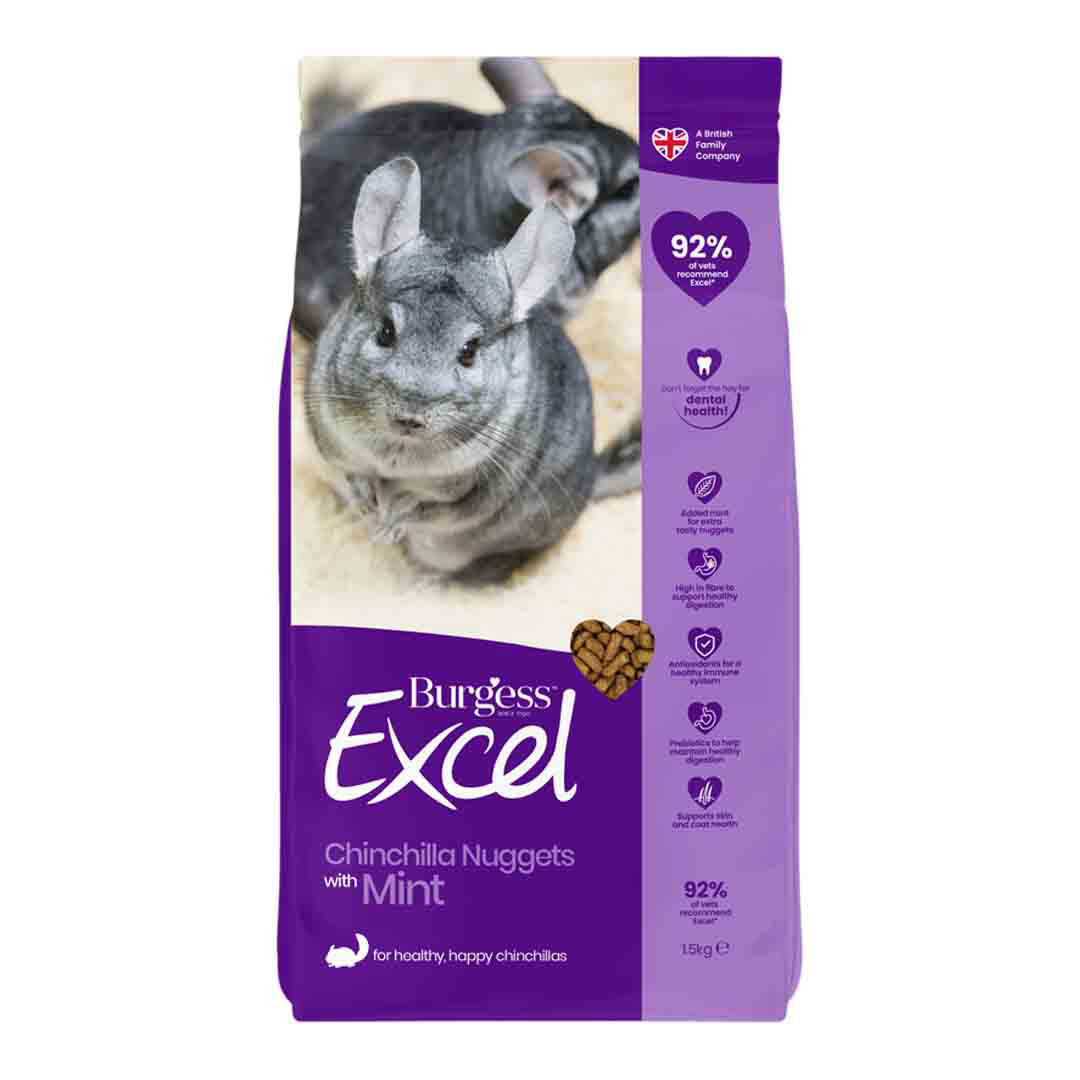 Excel Chinchilla Nuggets 1.5kg