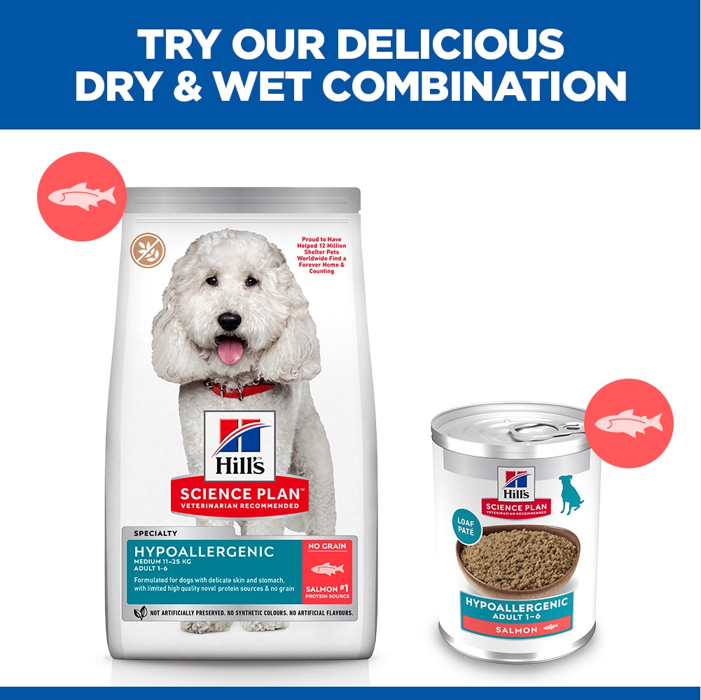 Hill's Science Plan Hypoallergenic Adult Wet Food 363g Can