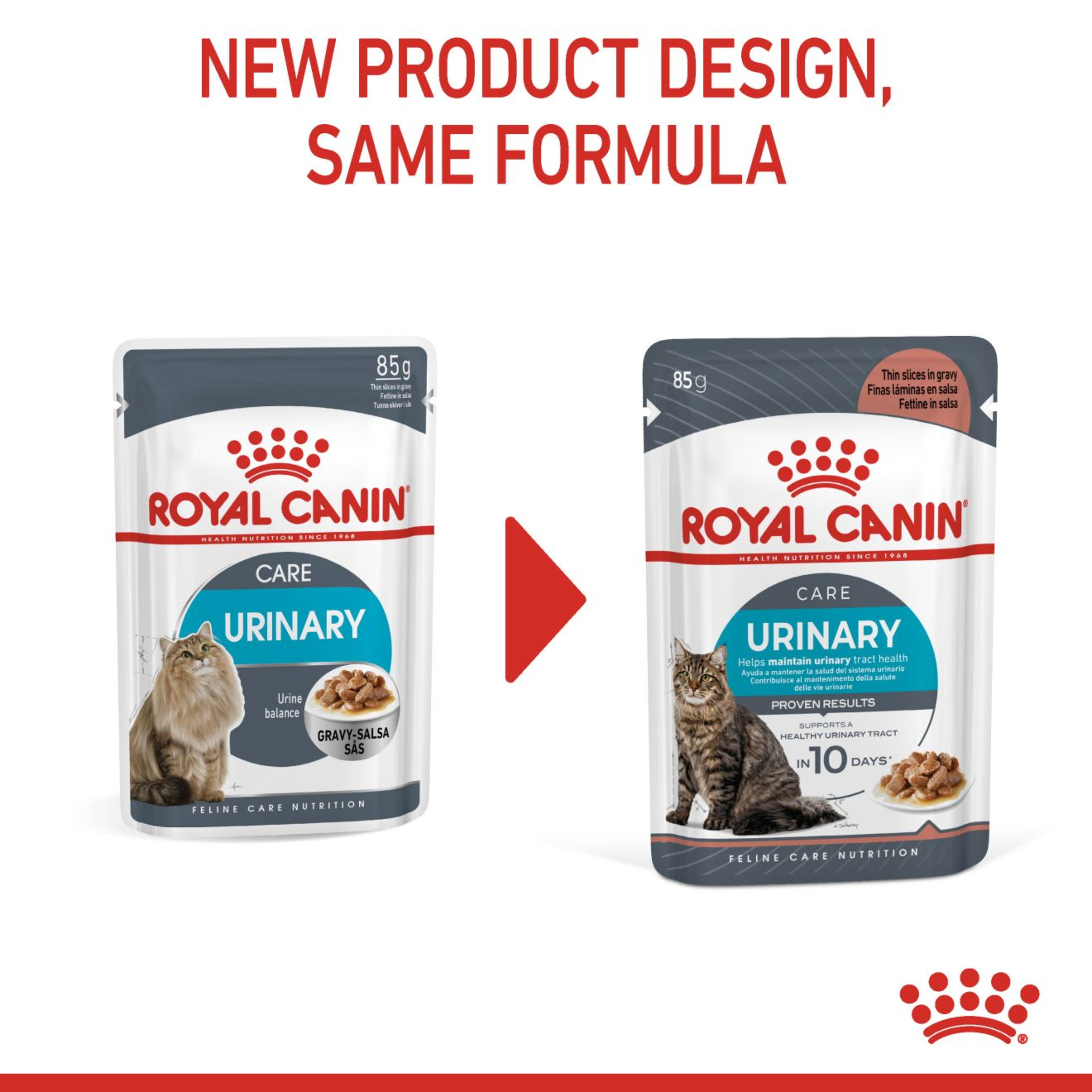 Royal Canin Urinary Care Wet Cat Food in Gravy 48x85g