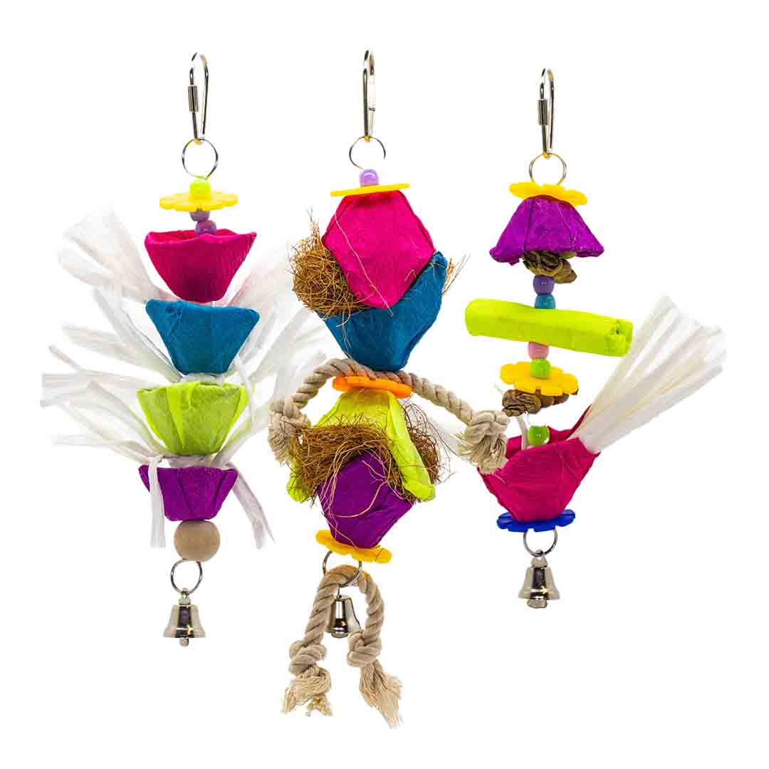 Beaks Colour Fun Mix Bird Toy