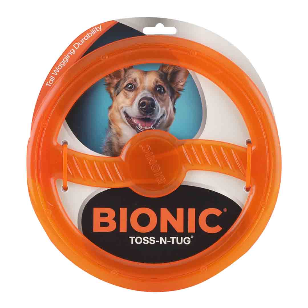 Bionic Toss-N-Tug Ring Dog Toy