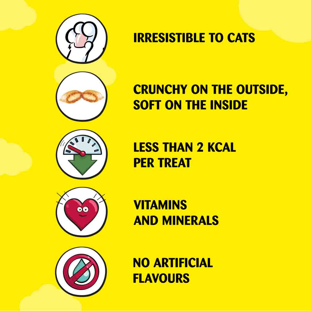 Dreamies Cat Treats Mega Tub Chicken 350g