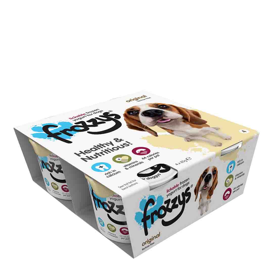 Frozzy's Original Frozen Yoghurt, Dog Treat, 4x85g