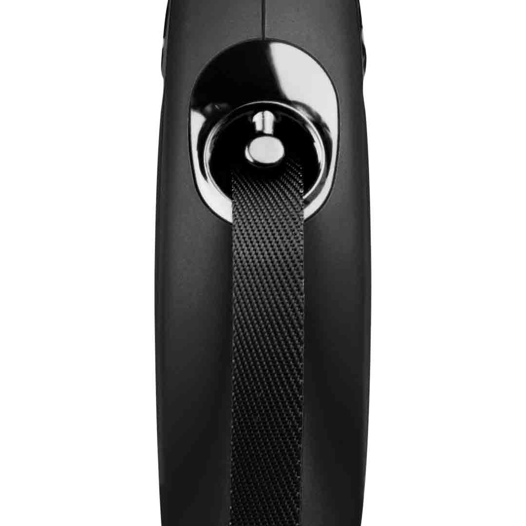 Flexi Classic Retractable Tape Medium Dog Lead 5m - Black