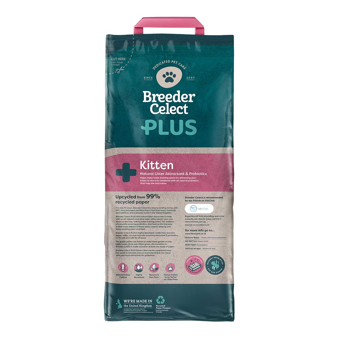 Breeder Celect Plus Kitten Cat Litter, 10 Litres