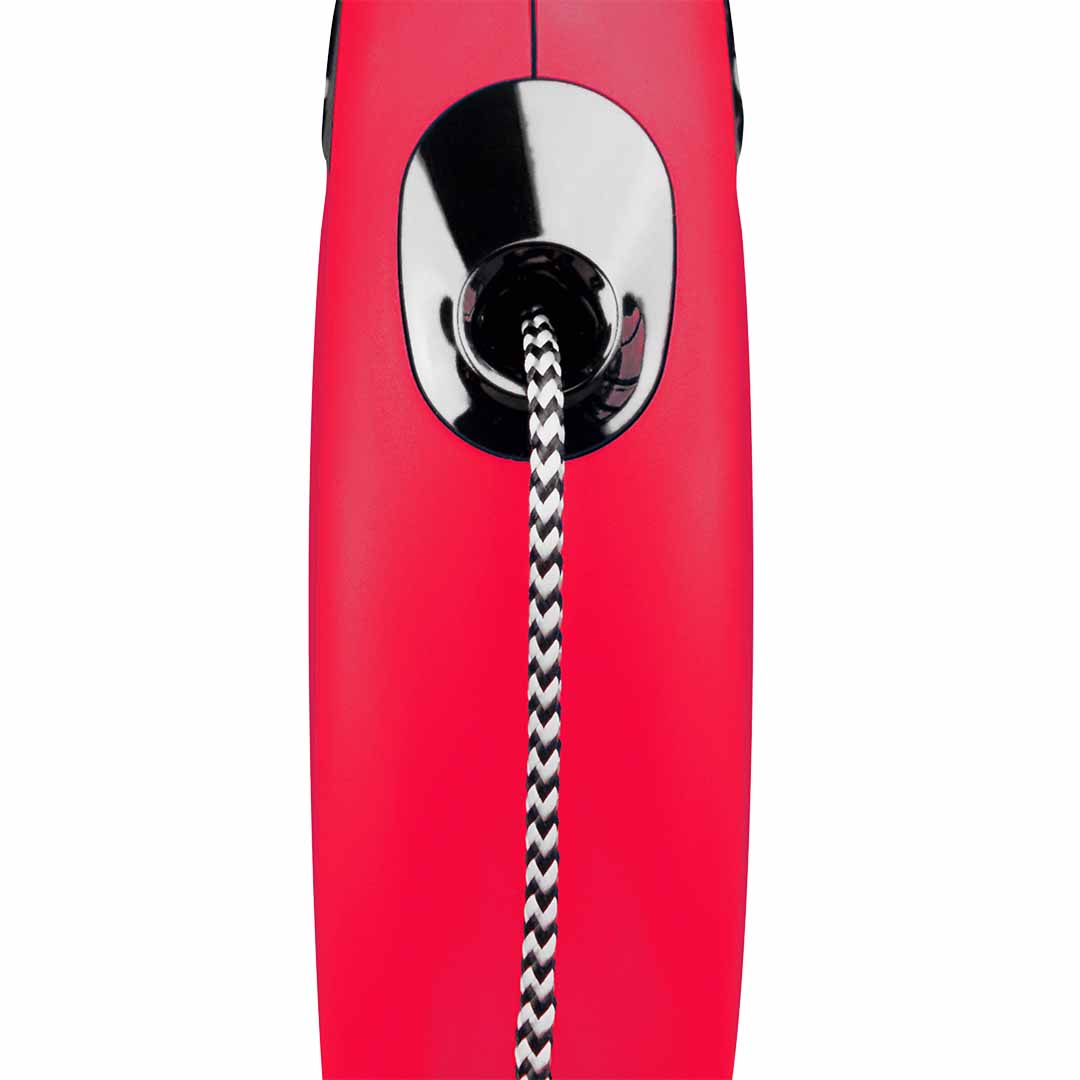 Flexi Classic Retractable Cord Small Dog Lead 5m - Red