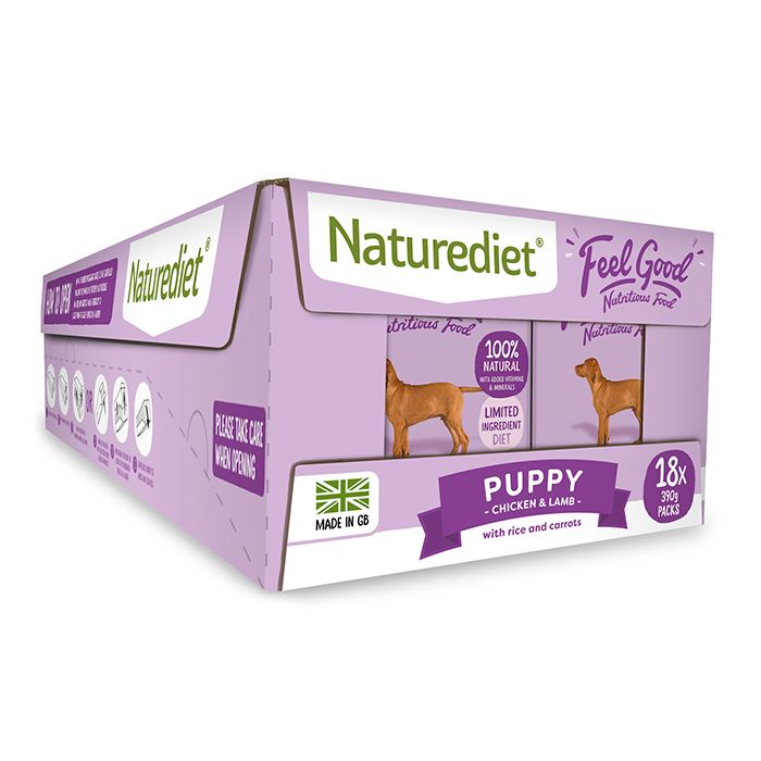 NatureDiet Feel Good Puppy Wet Dog Food,18x390g