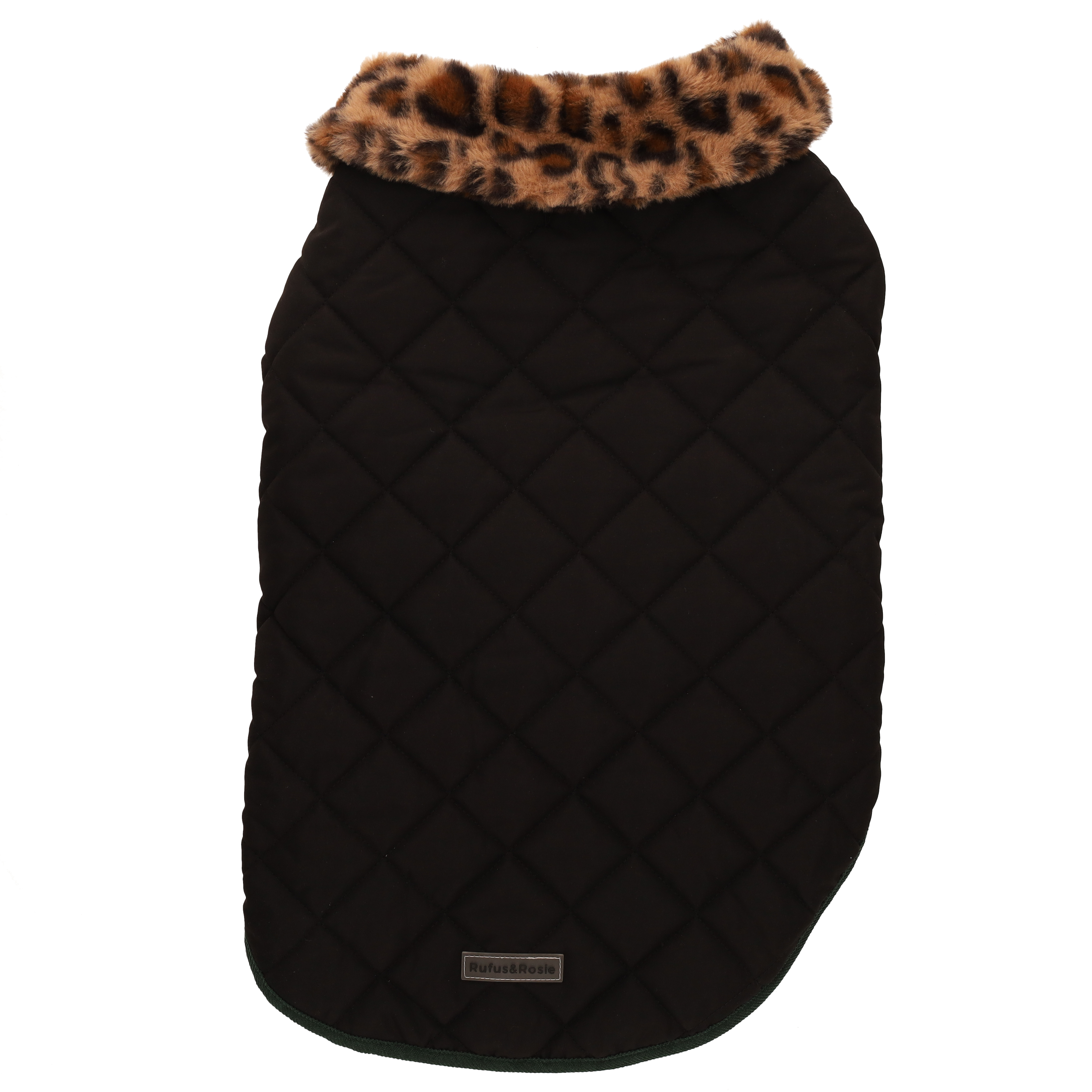 Rufus & Rosie Country Jacket Black Leopard S Plus