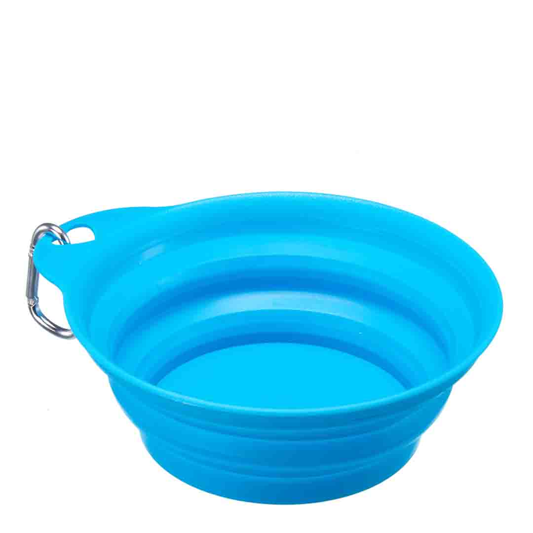 Smart Choice Collapsible Travel Dog Bowl With Belt Clip