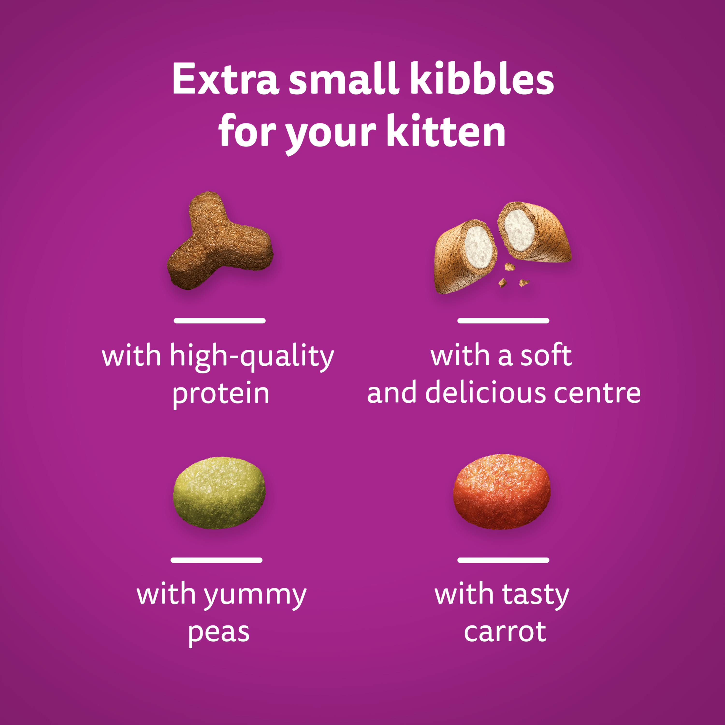 Whiskas 2-12 Months Kitten Complete Dry Cat Food with Chicken 7kg