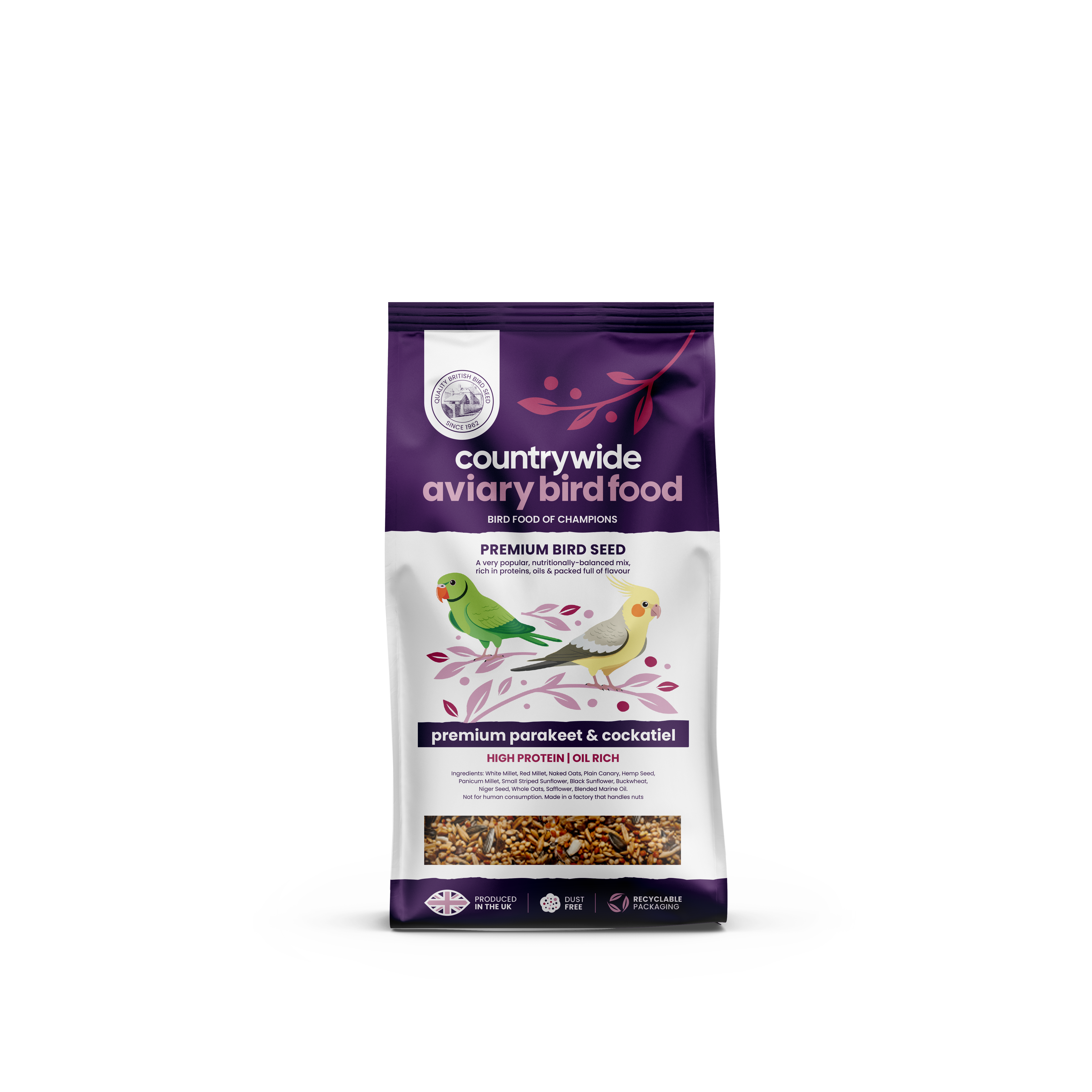 Countrywide Premium Parakeet & Cockatiel Food 1.7kg