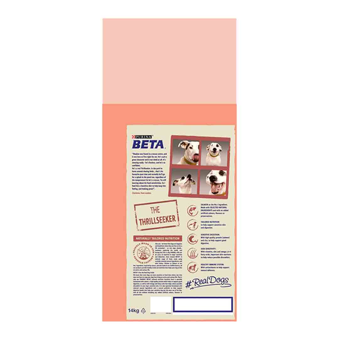 BETA Sensitive Dog Food with Salmon & Rice 14kg