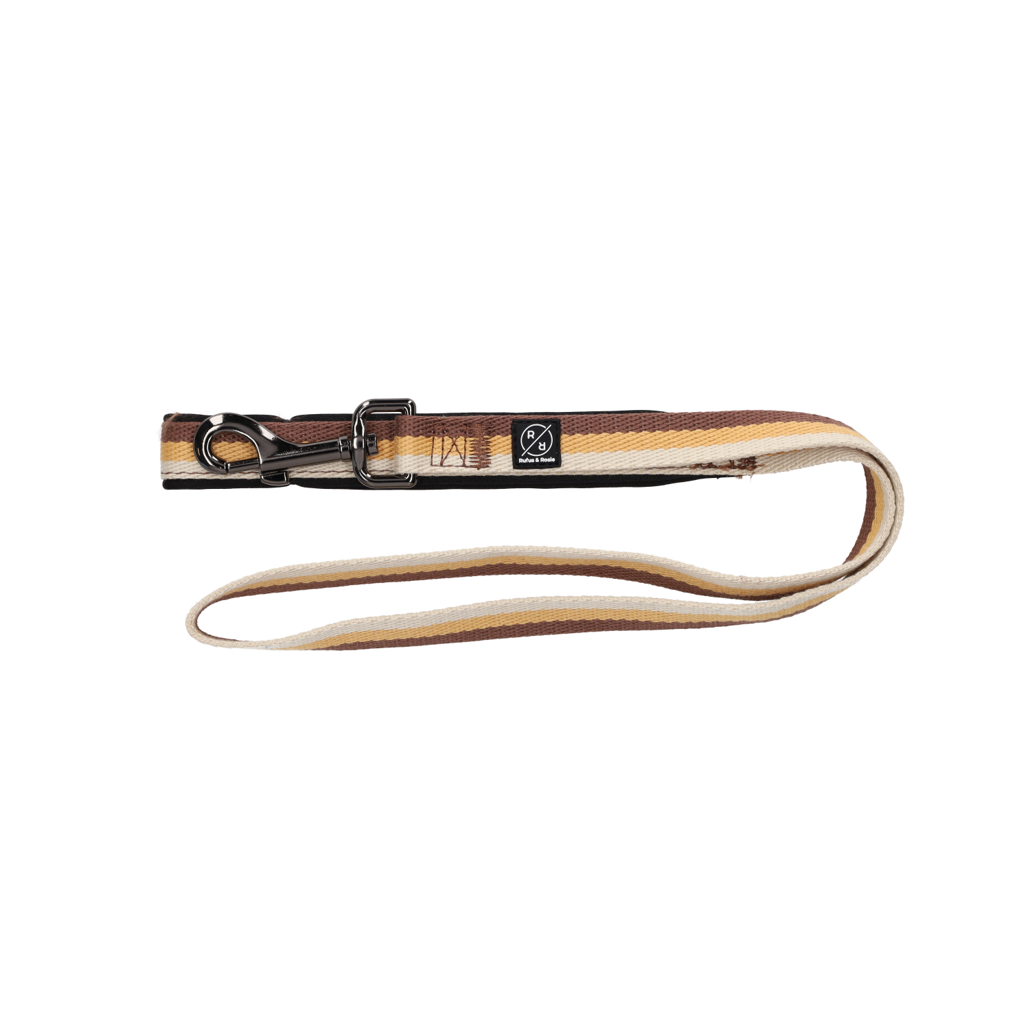 Rufus & Rosie Grey Striped Dog Lead