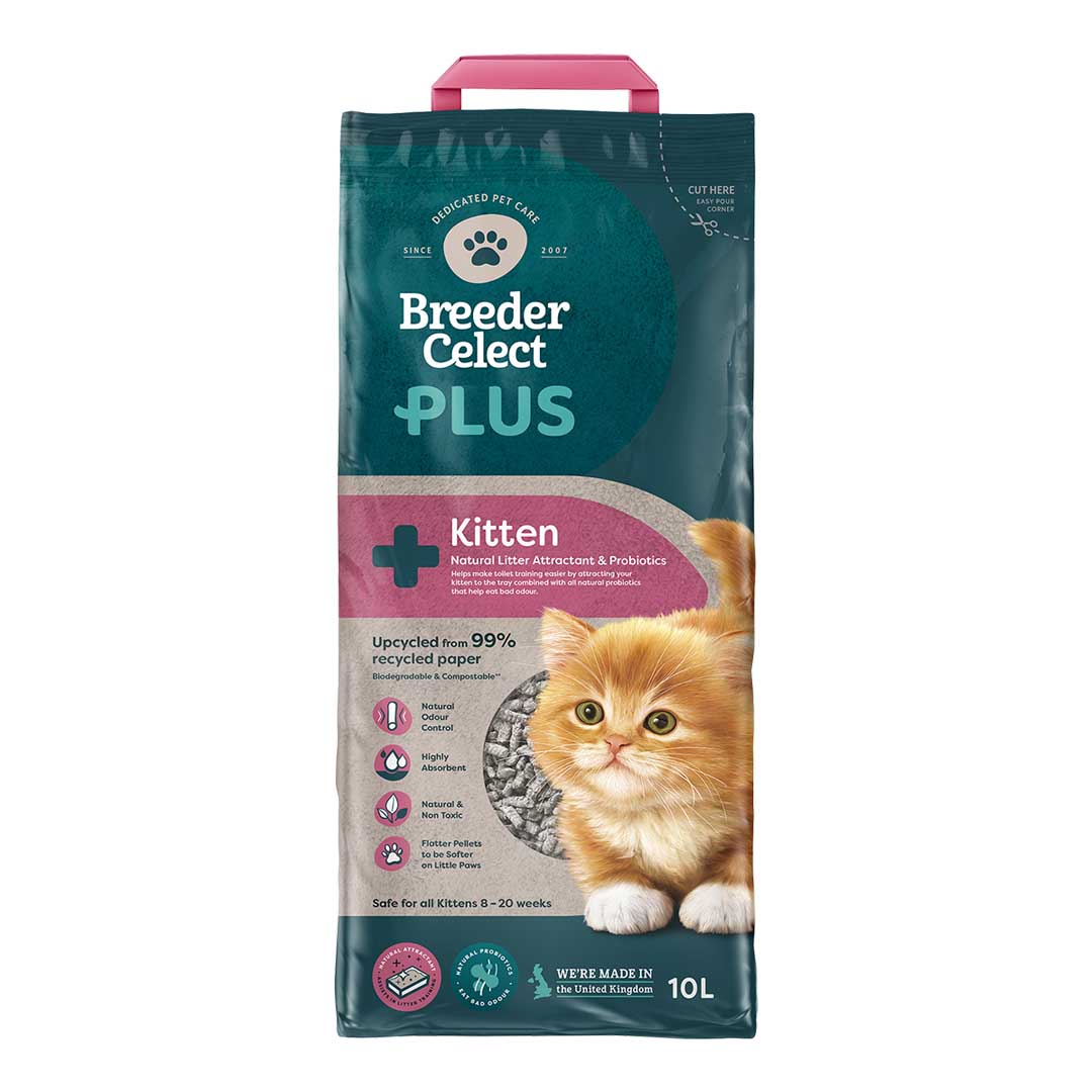 Breeder Celect Plus Kitten Cat Litter, 10 Litres