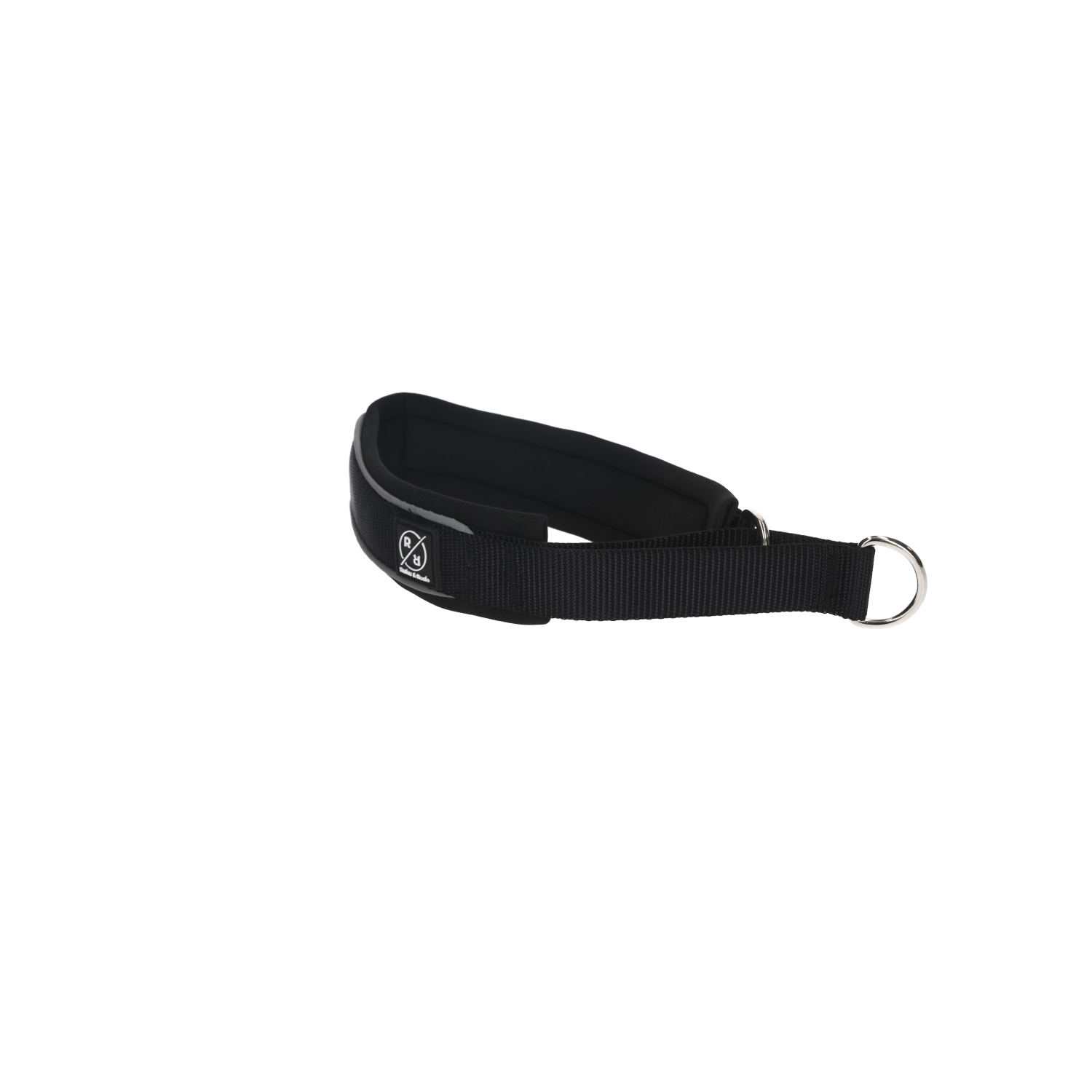 Rufus & Rosie Slip Dog Collar, Medium, Grey