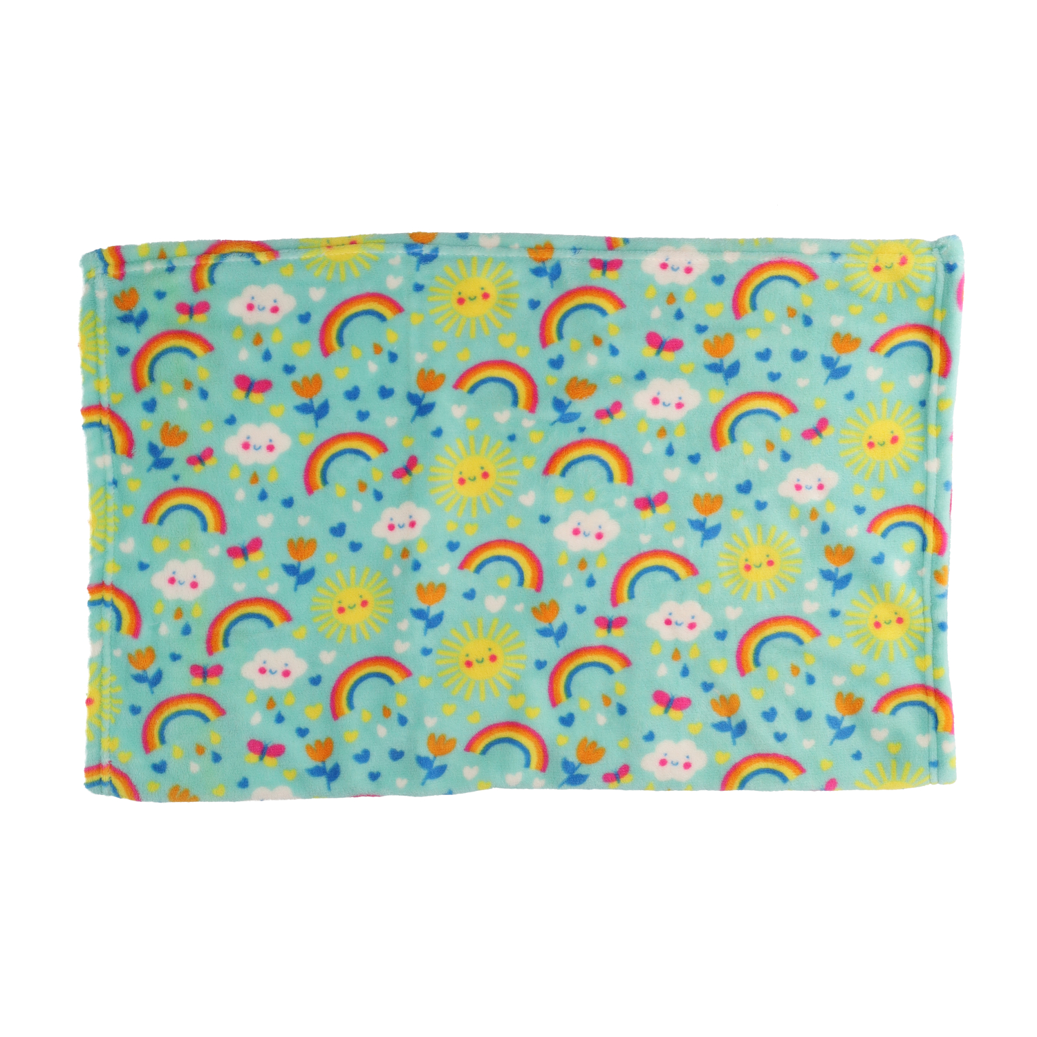 Rufus & Rosie Rainbow Puppy Blanket 90x70cm