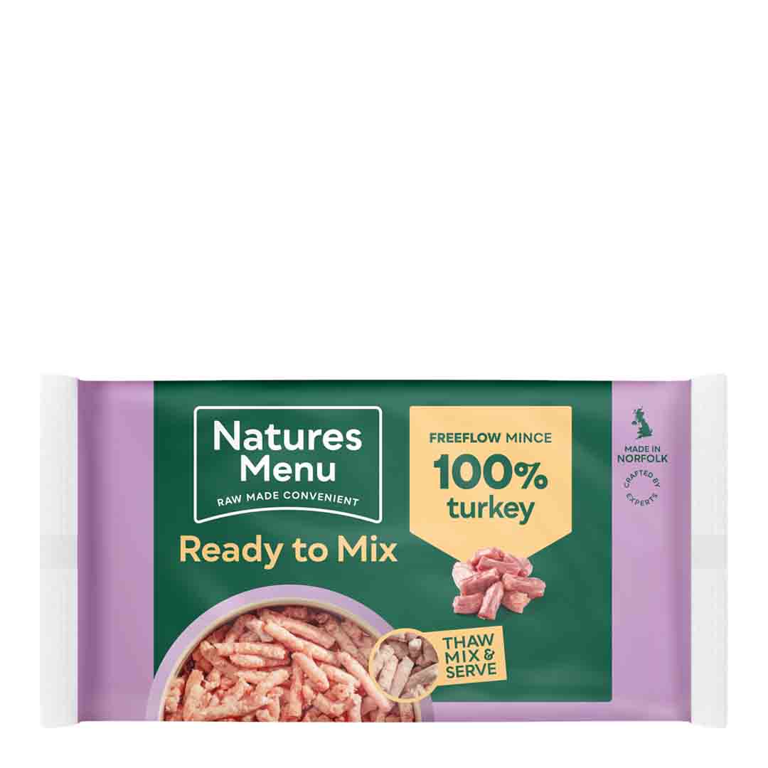 Nature’s Menu Raw Freeflow Turkey Dog Food 2kg
