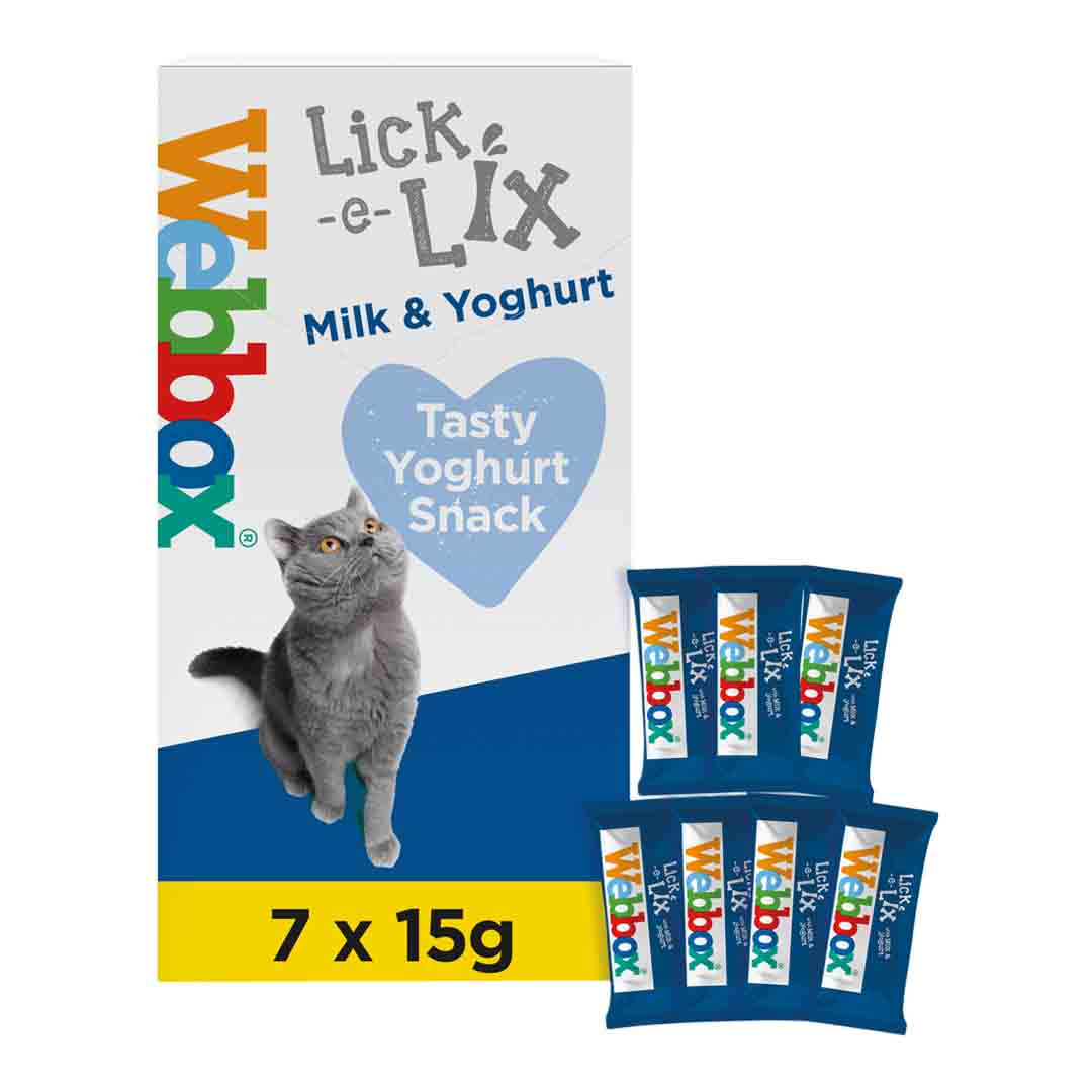 Webbox Cats Delight Lick-e-Lix Cream Milk & Yoghurt 7 Pack