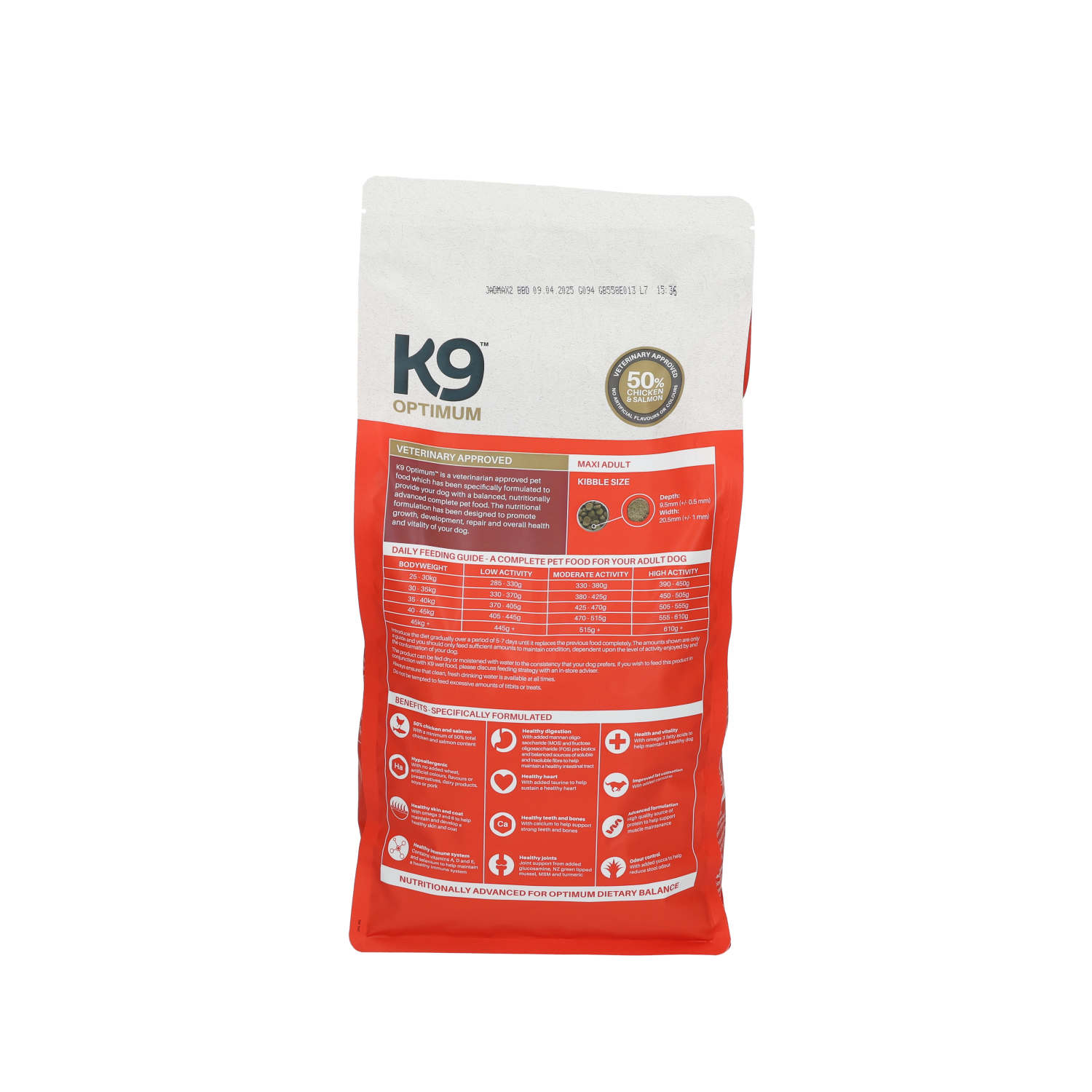 K9 Maxi Adult Dog Food Chicken 2kg