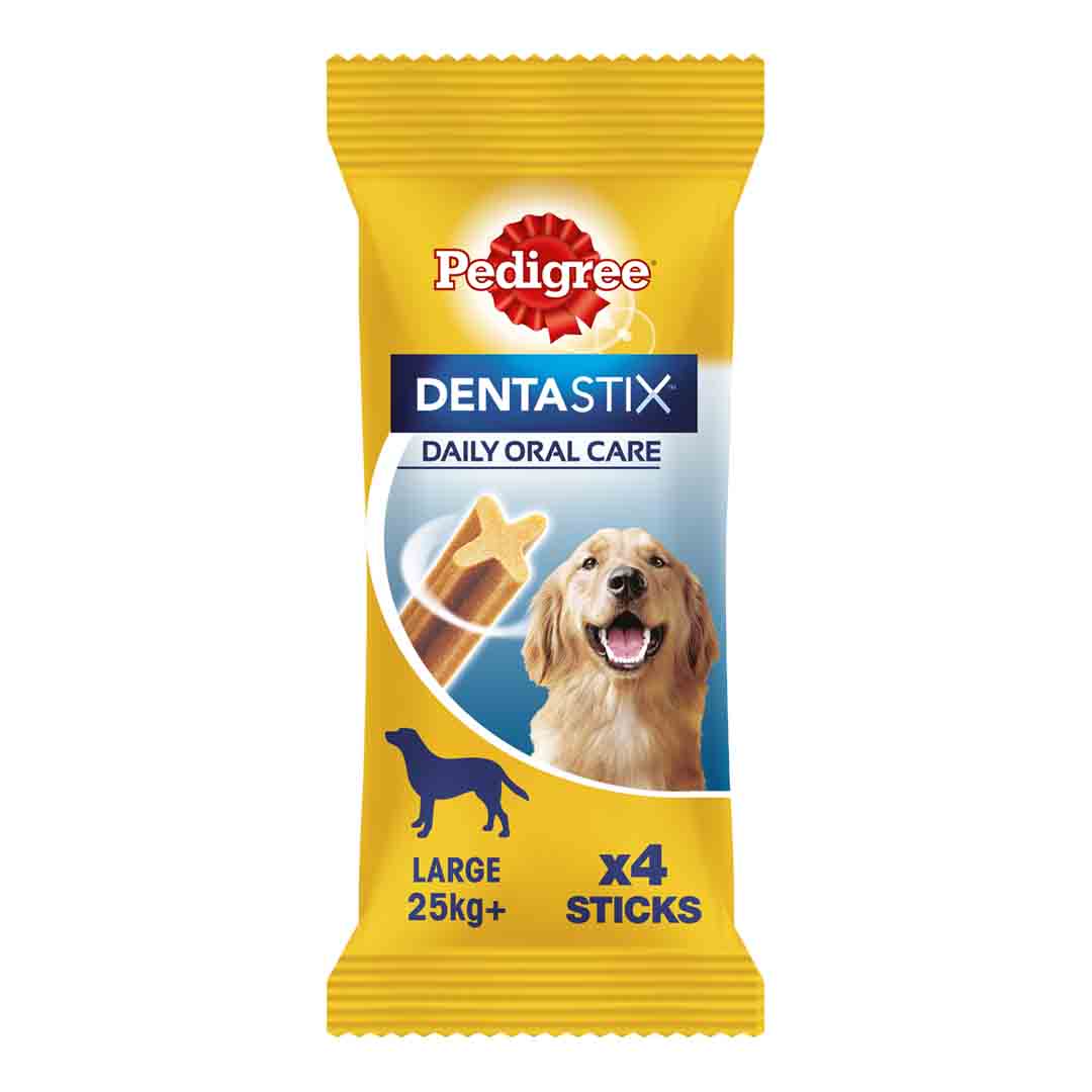 Pedigree Dentastix Dental Sticks Dog Treat Large 4 Pack