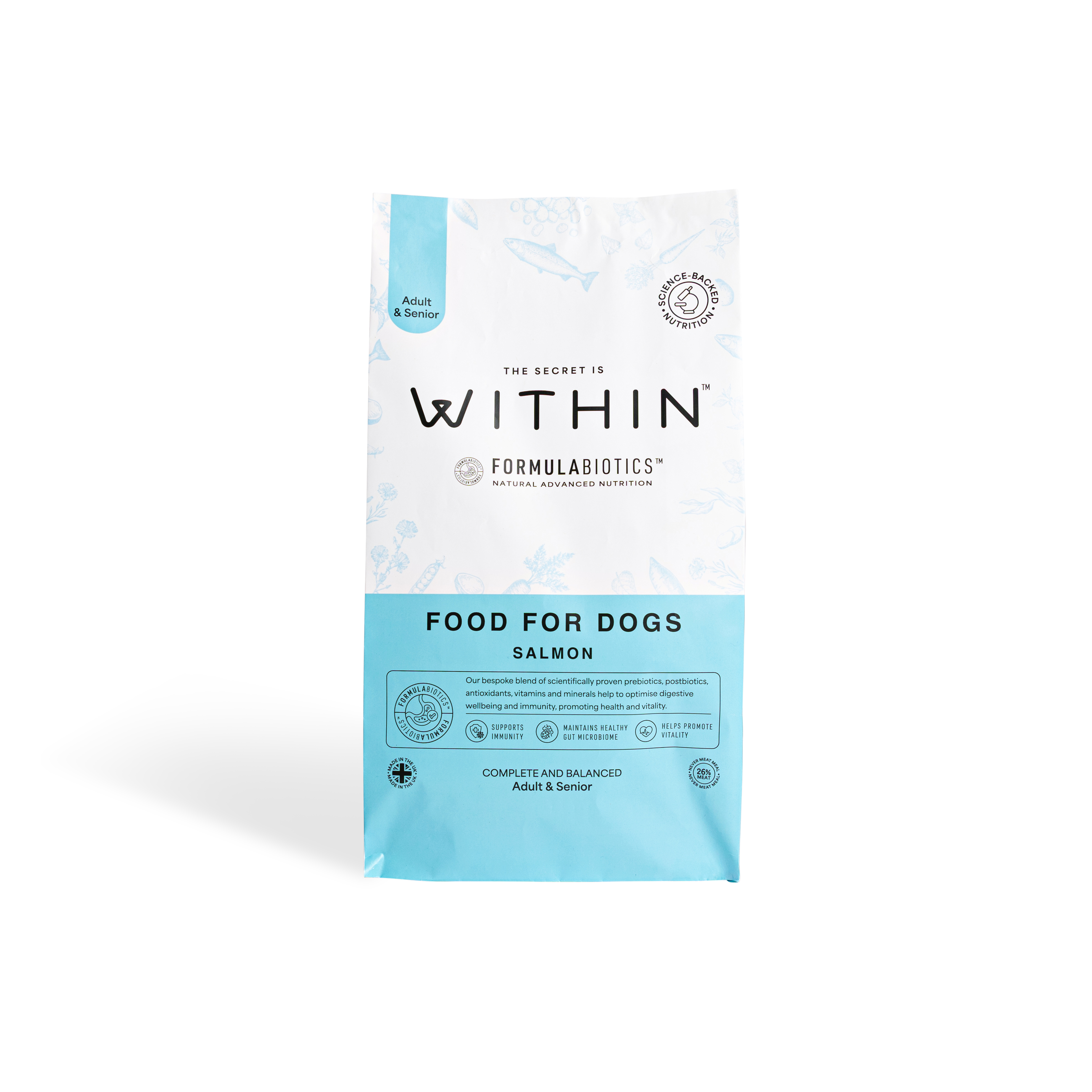 Within Adult & Senior Dry Dog Food Salmon 2kg