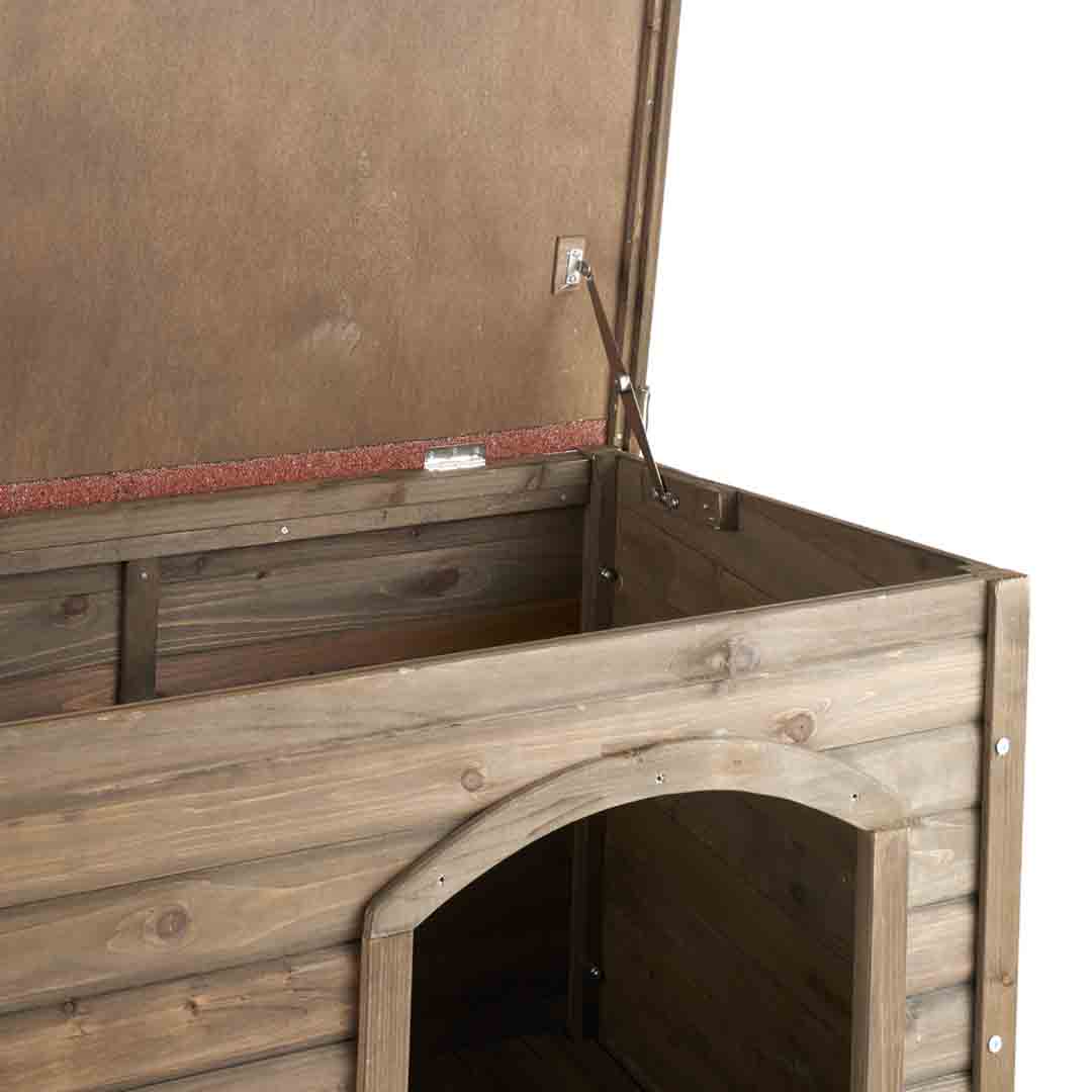 Cheeko Flat Roof Dog Cabin Large