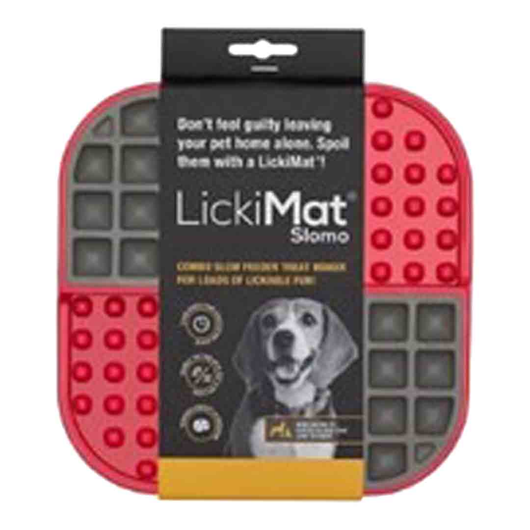 LickiMat Slomo Red, Lick Mat, 20cm