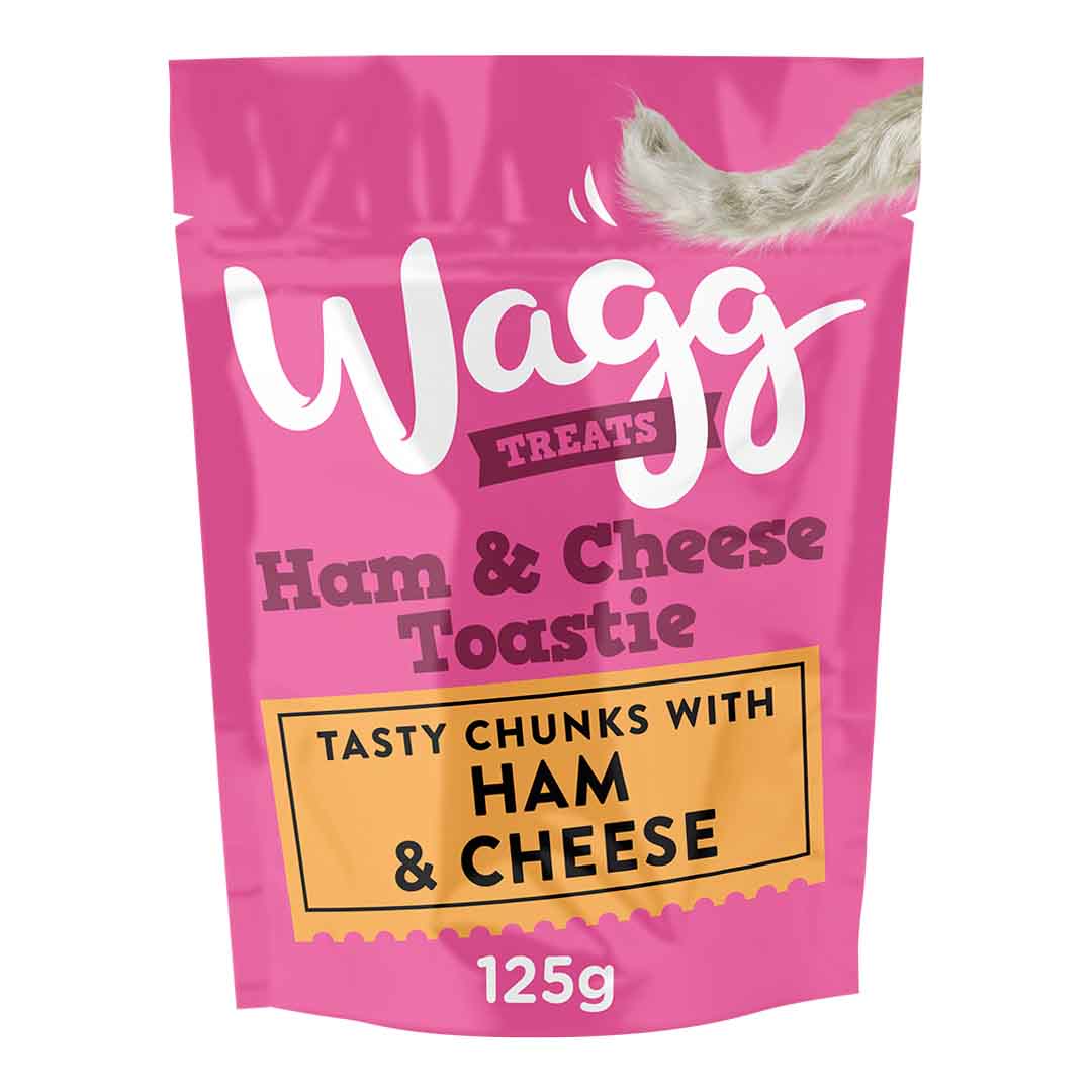 Wagg Ham & Cheese Toastie Dog Treats, 125 g