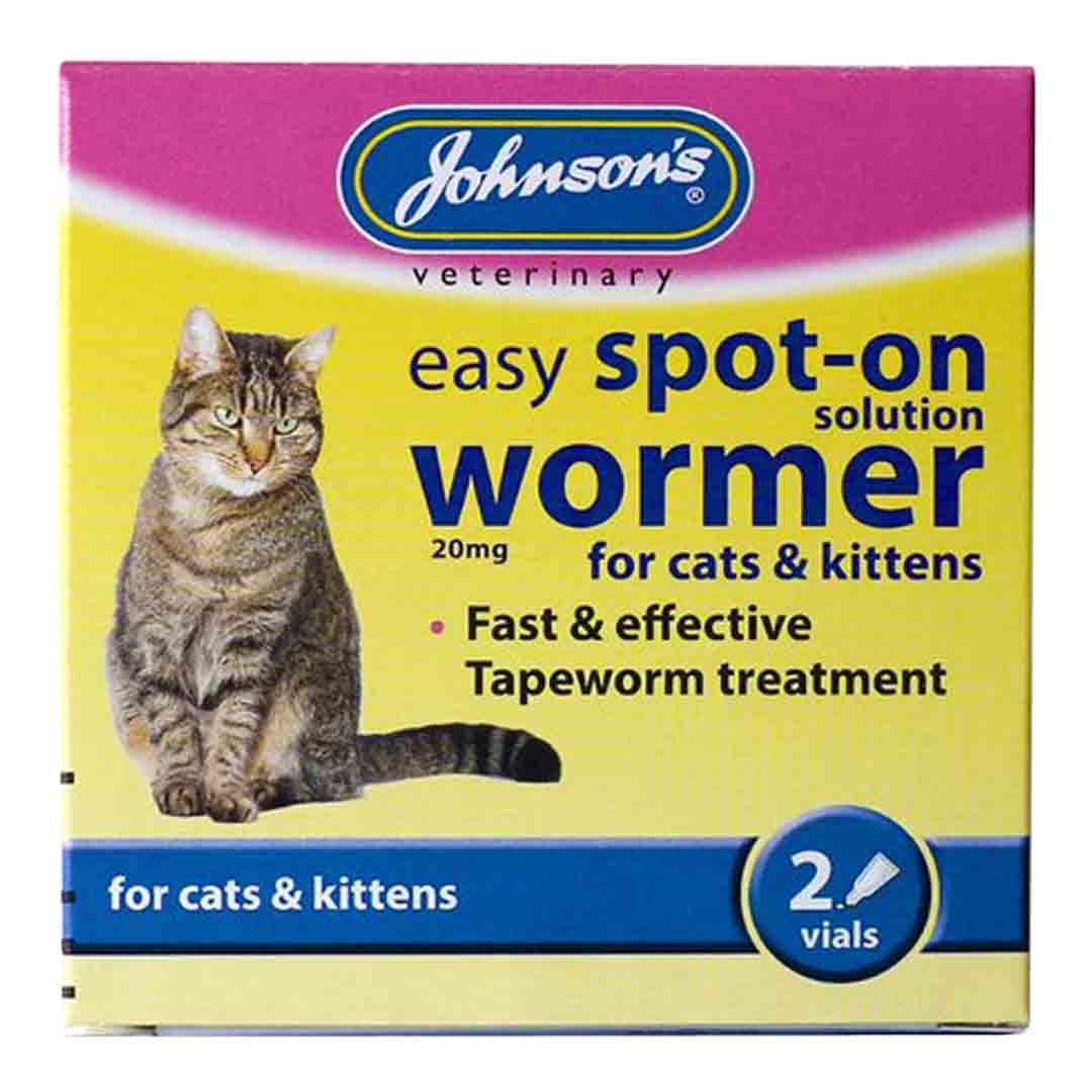Johnsons Easy Spot-On Wormer Cat & Kitten