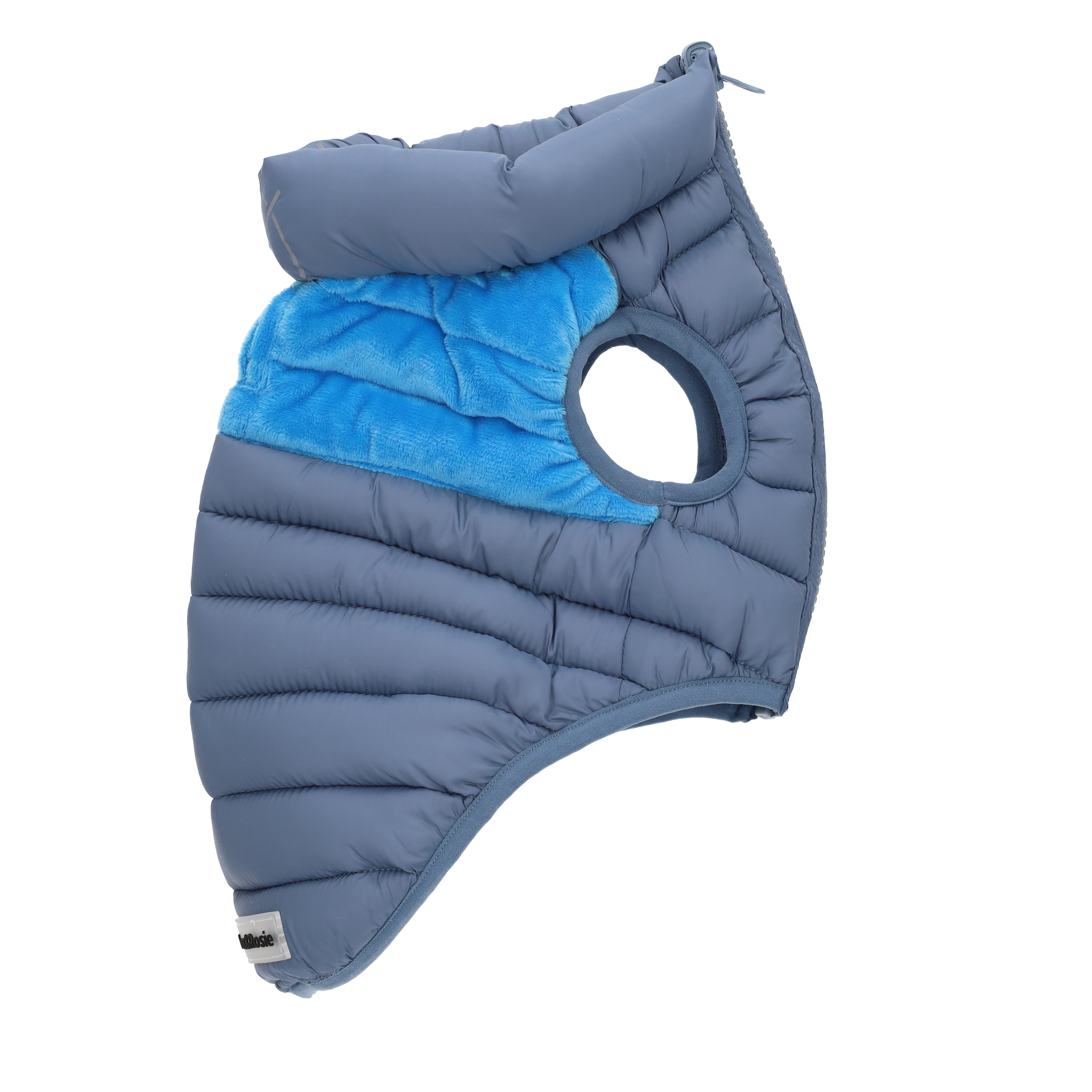 Rufus & Rosie Dog Puffer Jacket Blue S Plus