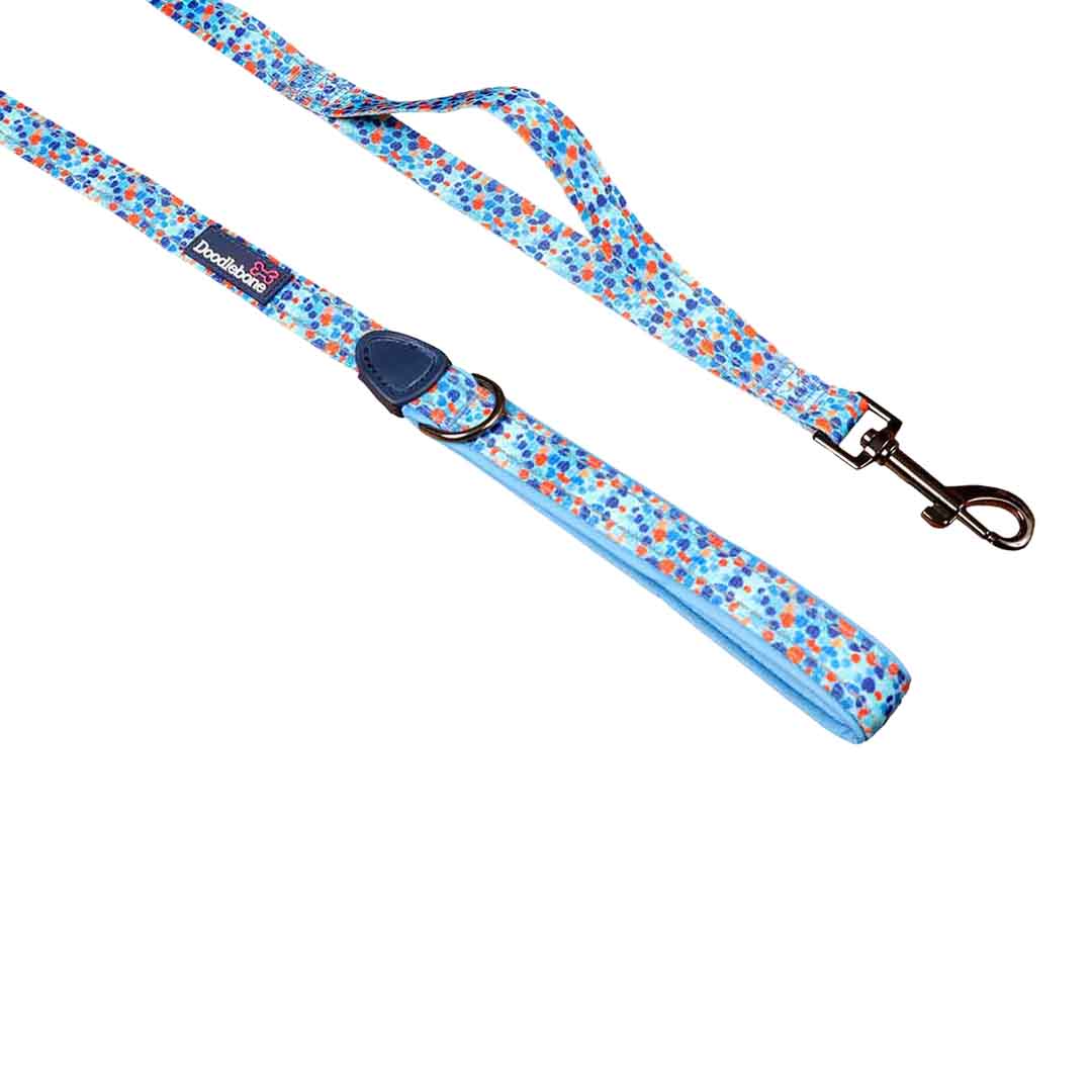 Doodlebone Trendy Tails Control Dog Lead 20mm Blue