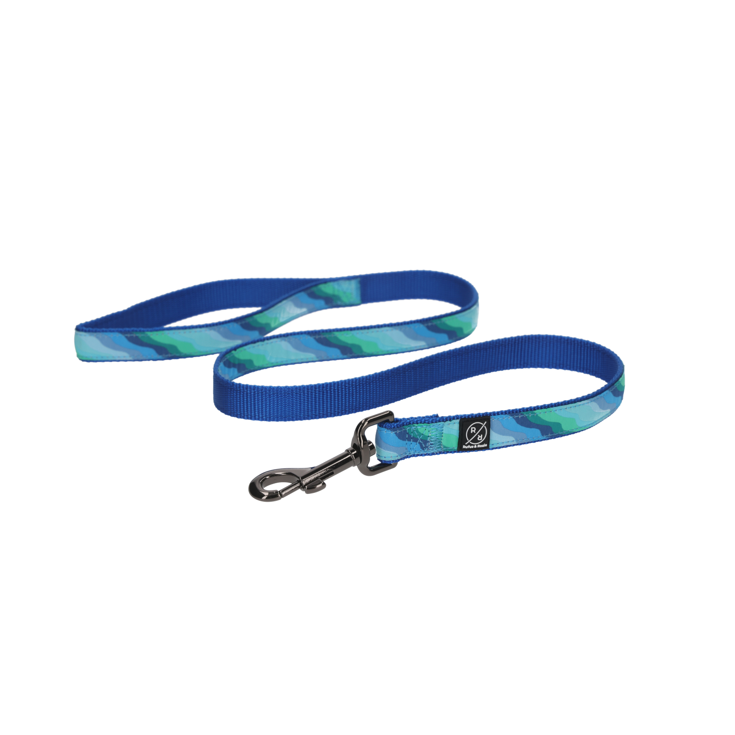 Rufus & Rosie Seashore Blue Luxe Padded Dog Lead