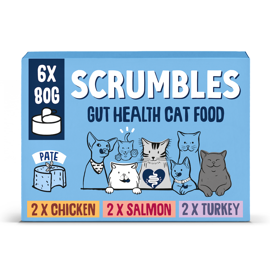 Scrumbles Grain Free Wet Cat Pate Classic Selection 6x80g