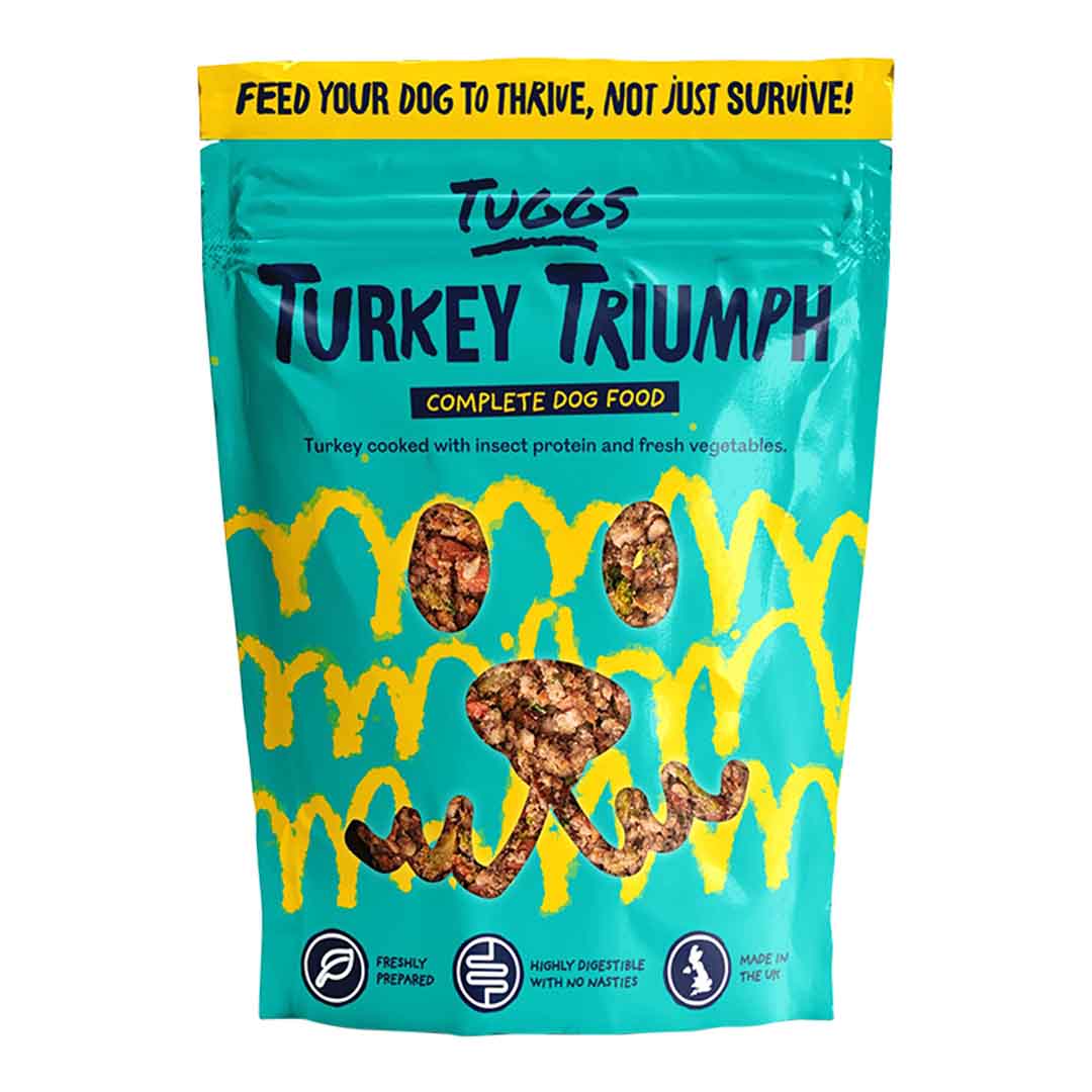 Tuggs Turkey Triumph Complete Frozen Fresh Dog Food 700g
