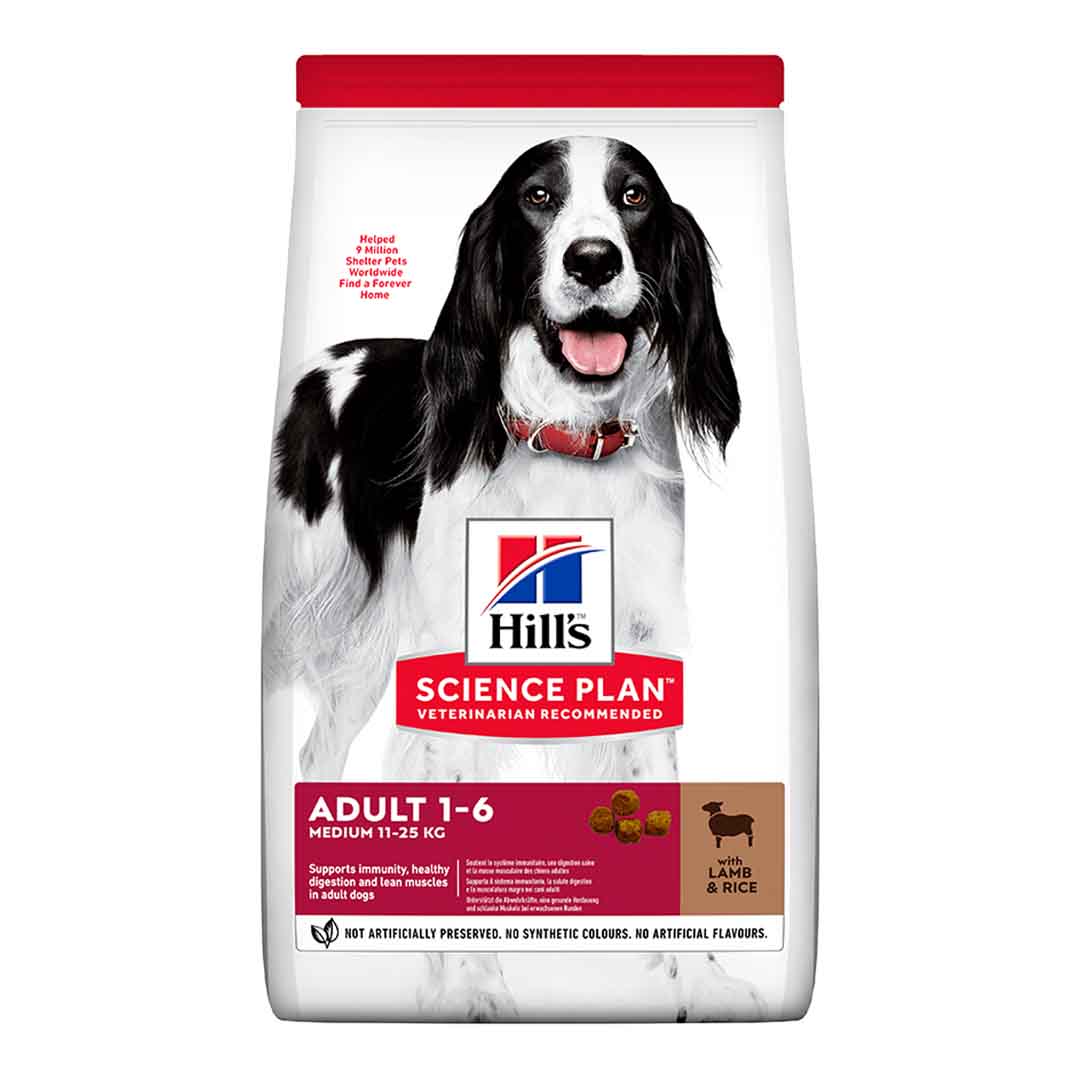 Hill's Science Plan Adult Medium Dry Dog Food Lamb & Rice Flavour 2.5kg